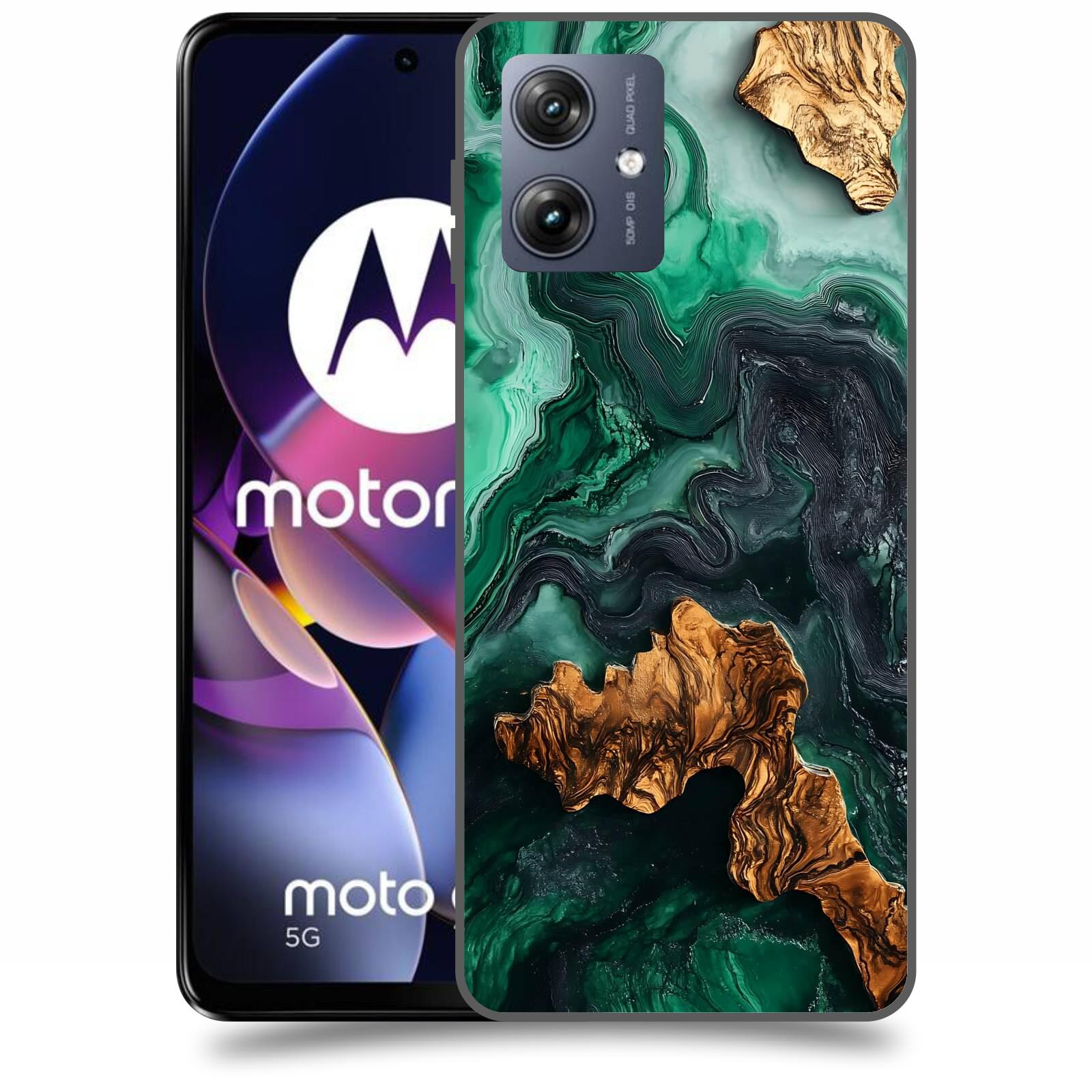 ACOVER Kryt na mobil Motorola Moto G54 5G - Forest Wood IV