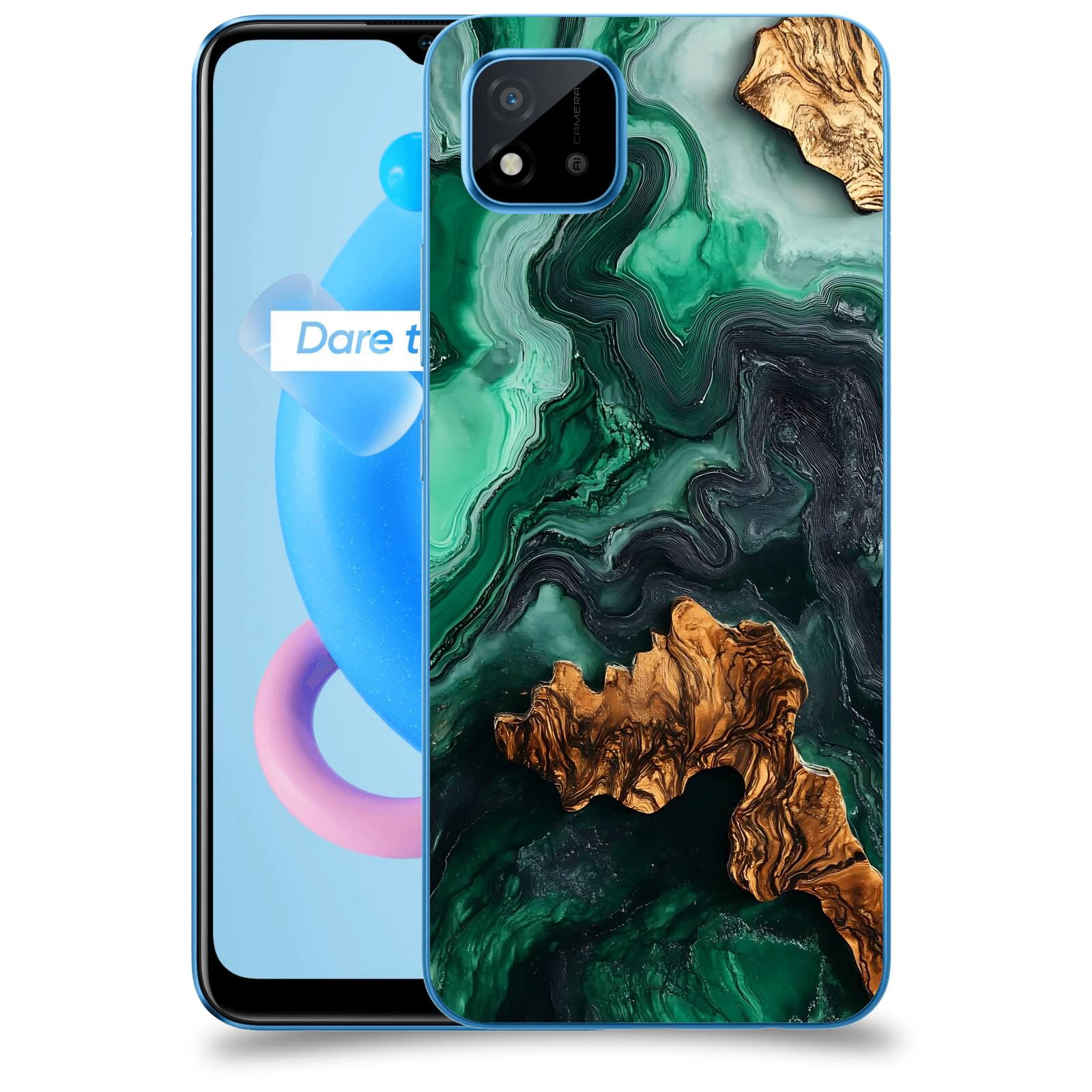 ACOVER Kryt na mobil Realme C11 (2021) - Forest Wood IV