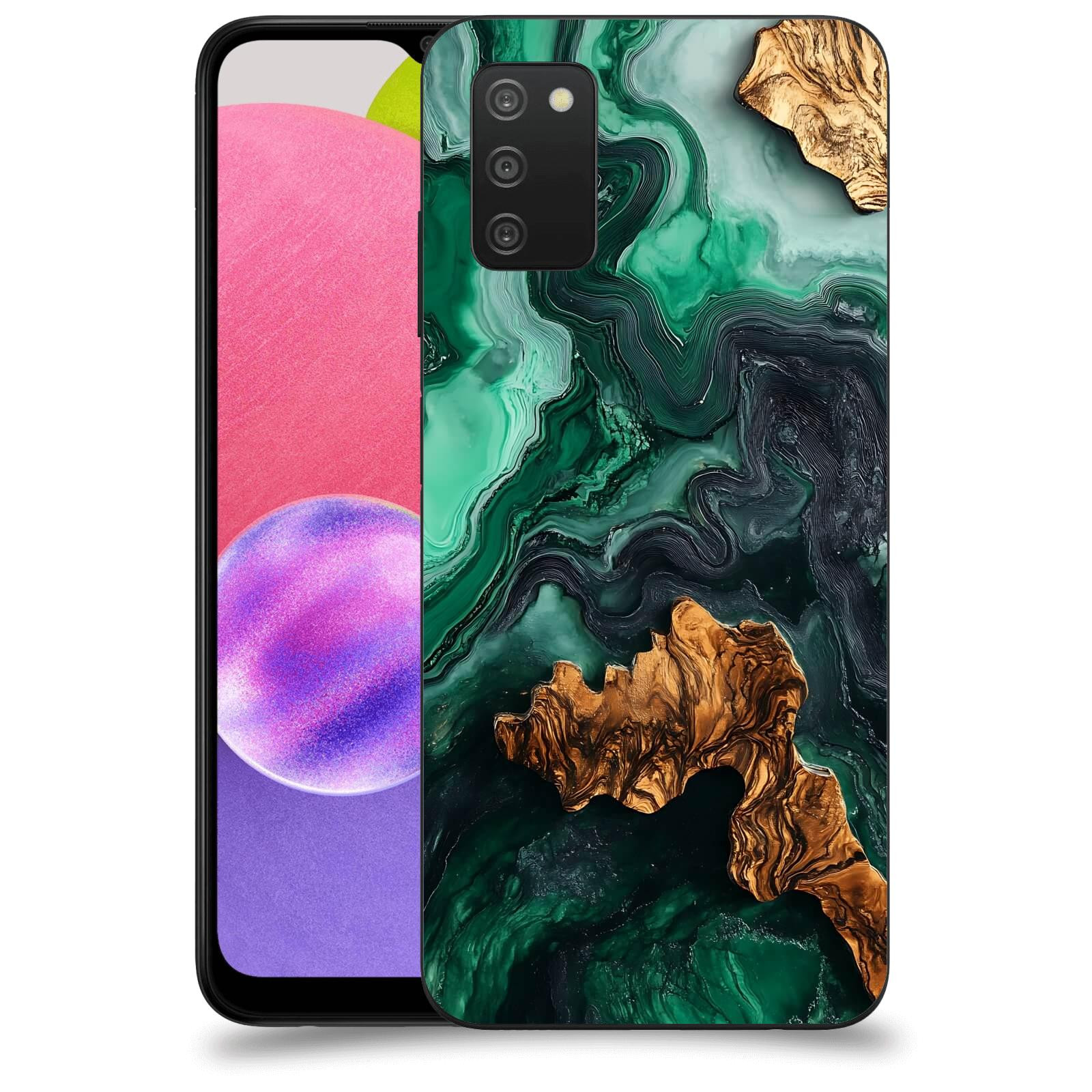ACOVER Kryt na mobil Samsung Galaxy A03s A037G - Forest Wood IV