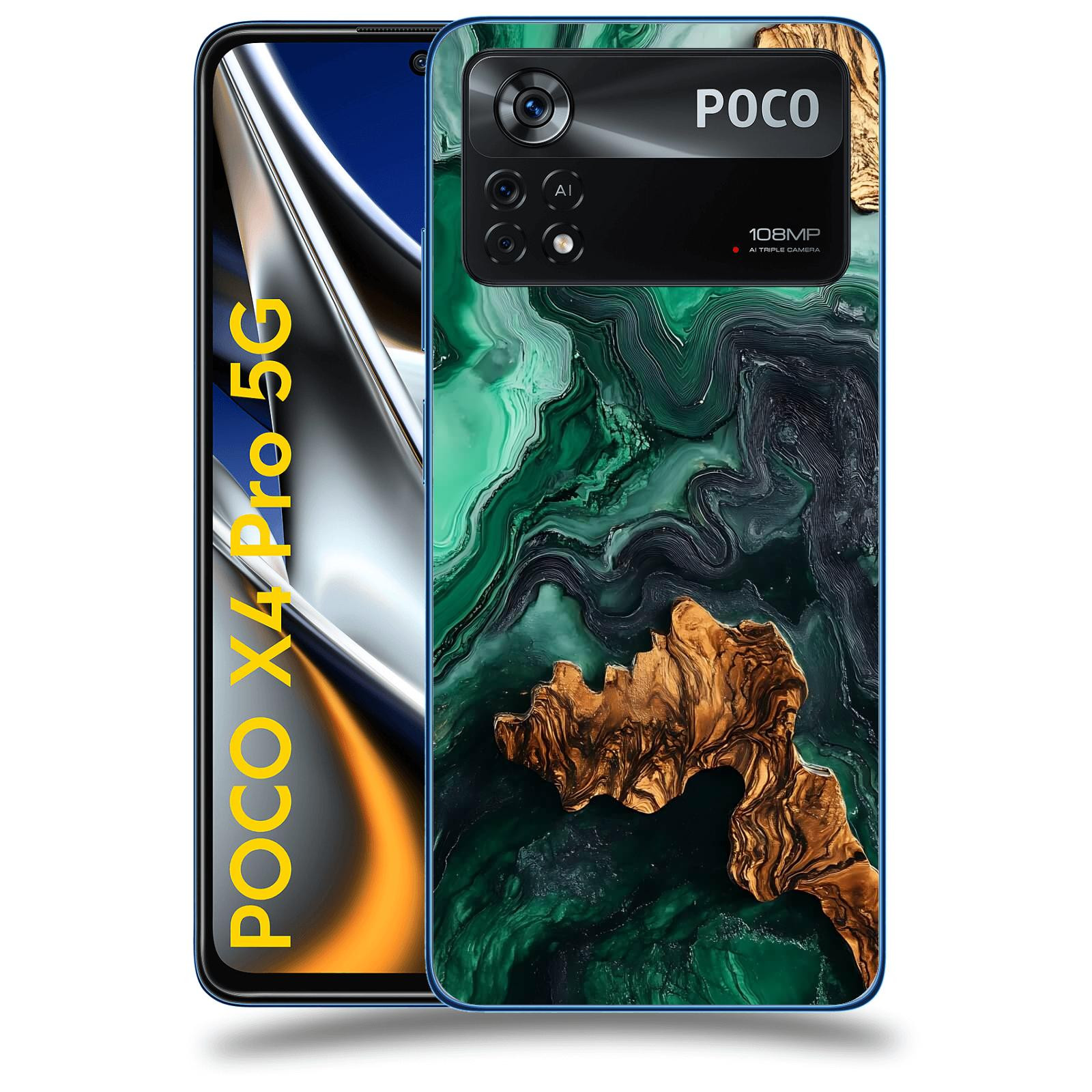 ACOVER Kryt na mobil Xiaomi Poco X4 Pro 5G - Forest Wood IV
