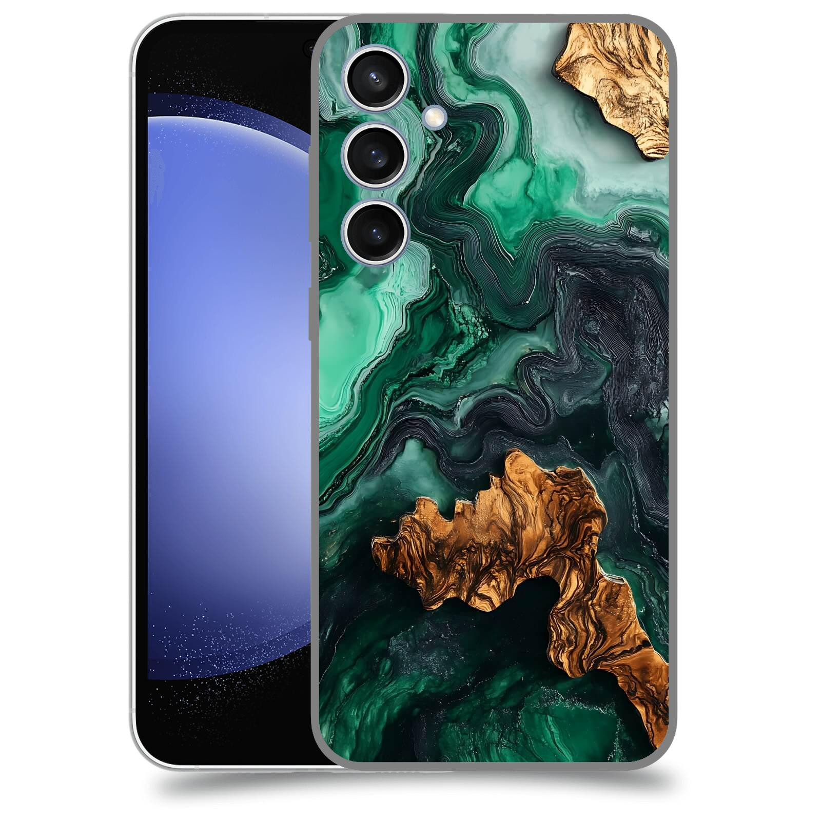 ACOVER Kryt na mobil Samsung Galaxy S23 FE - Forest Wood IV
