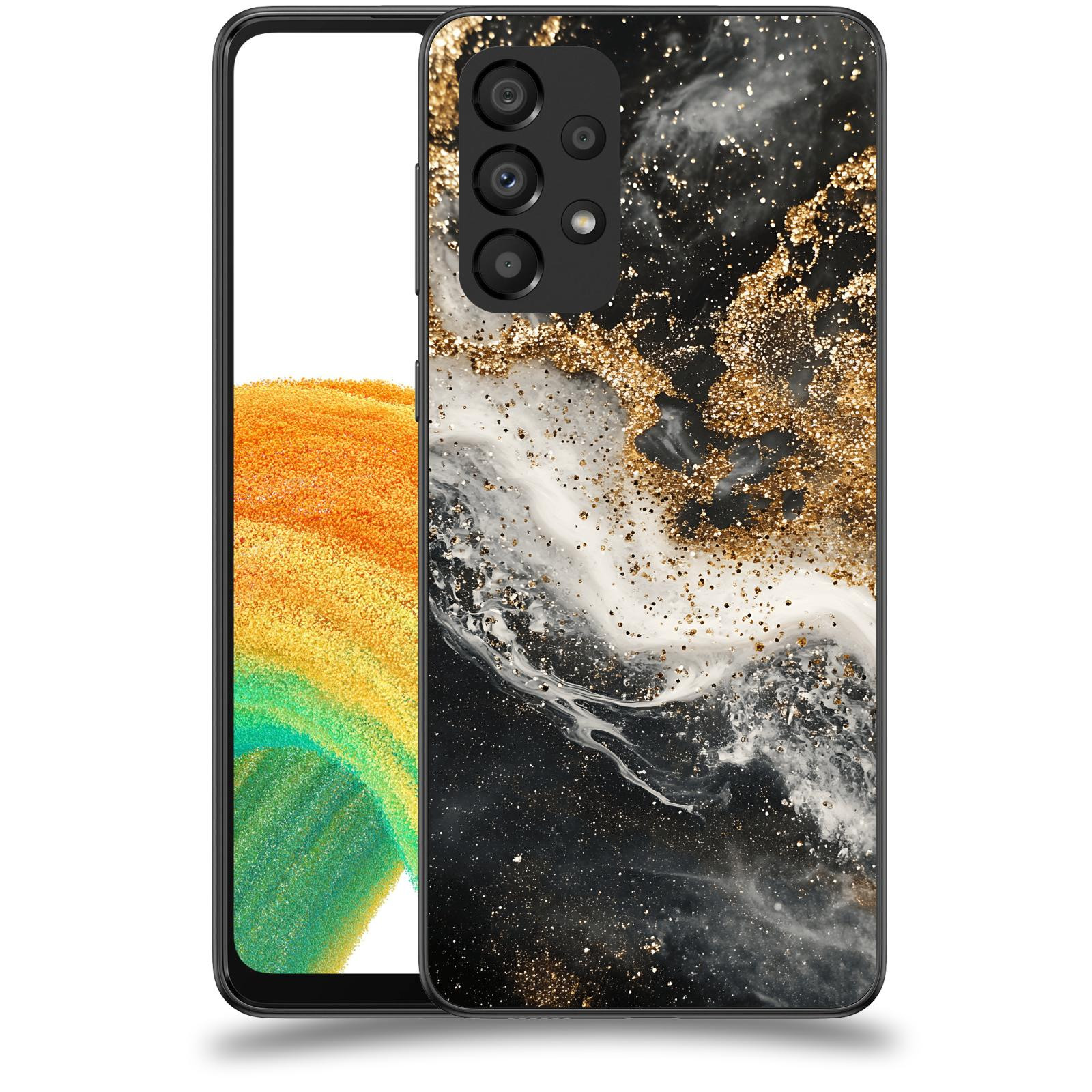 ACOVER Kryt na mobil Samsung Galaxy A33 5G A336 - Liquid Gold I
