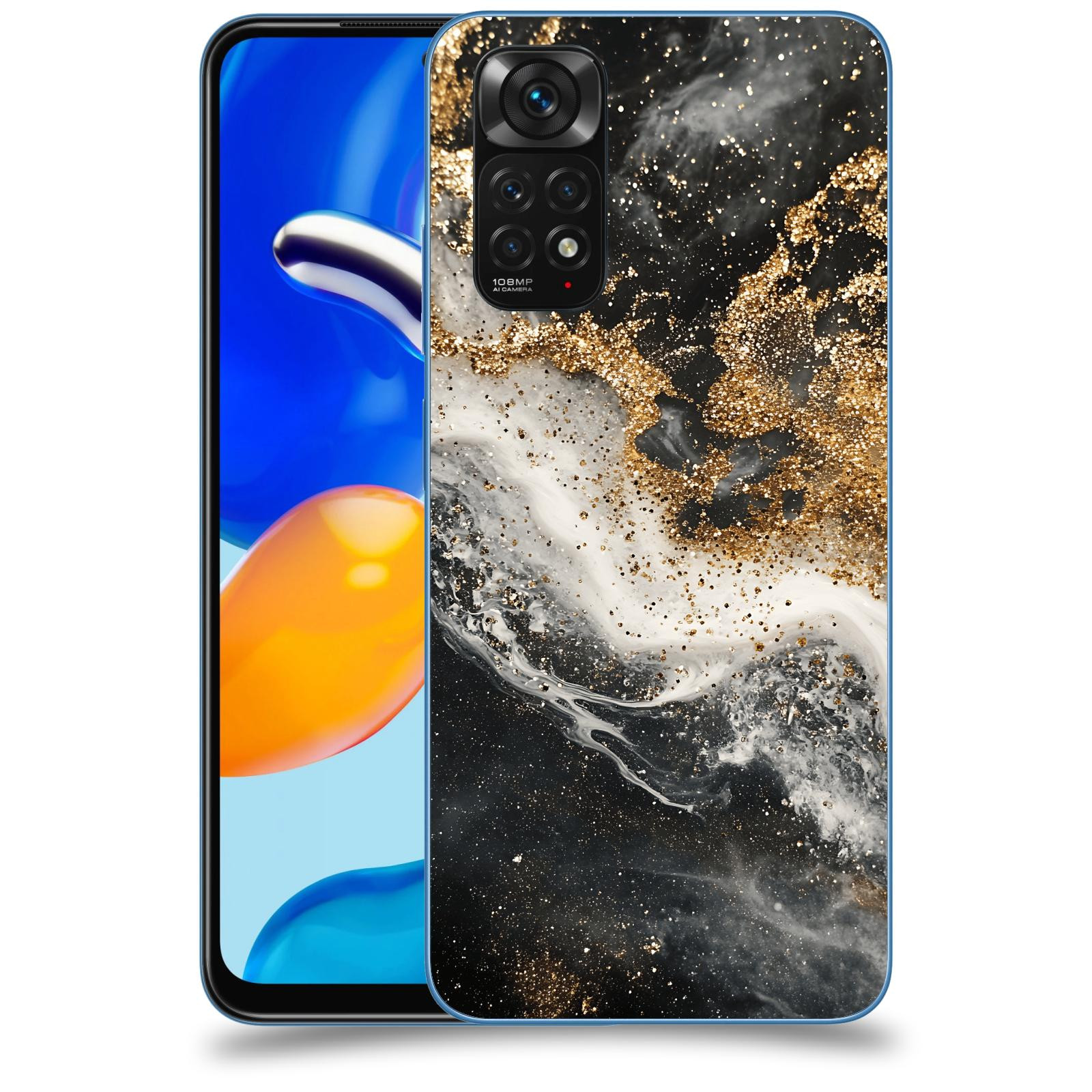 ACOVER Kryt na mobil Xiaomi Redmi Note 11S - Liquid Gold I