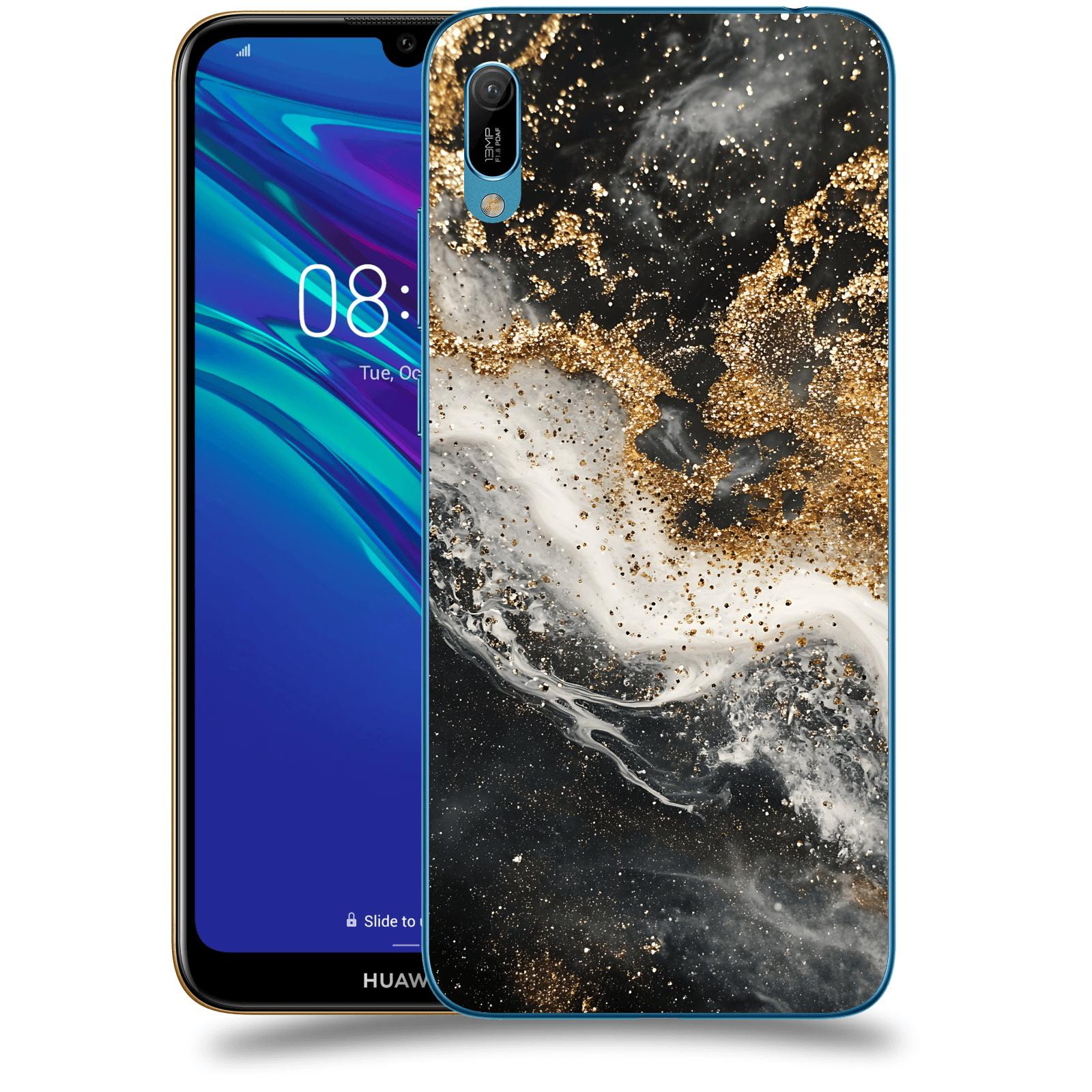 ACOVER Kryt na mobil Huawei Y6 2019 - Liquid Gold I