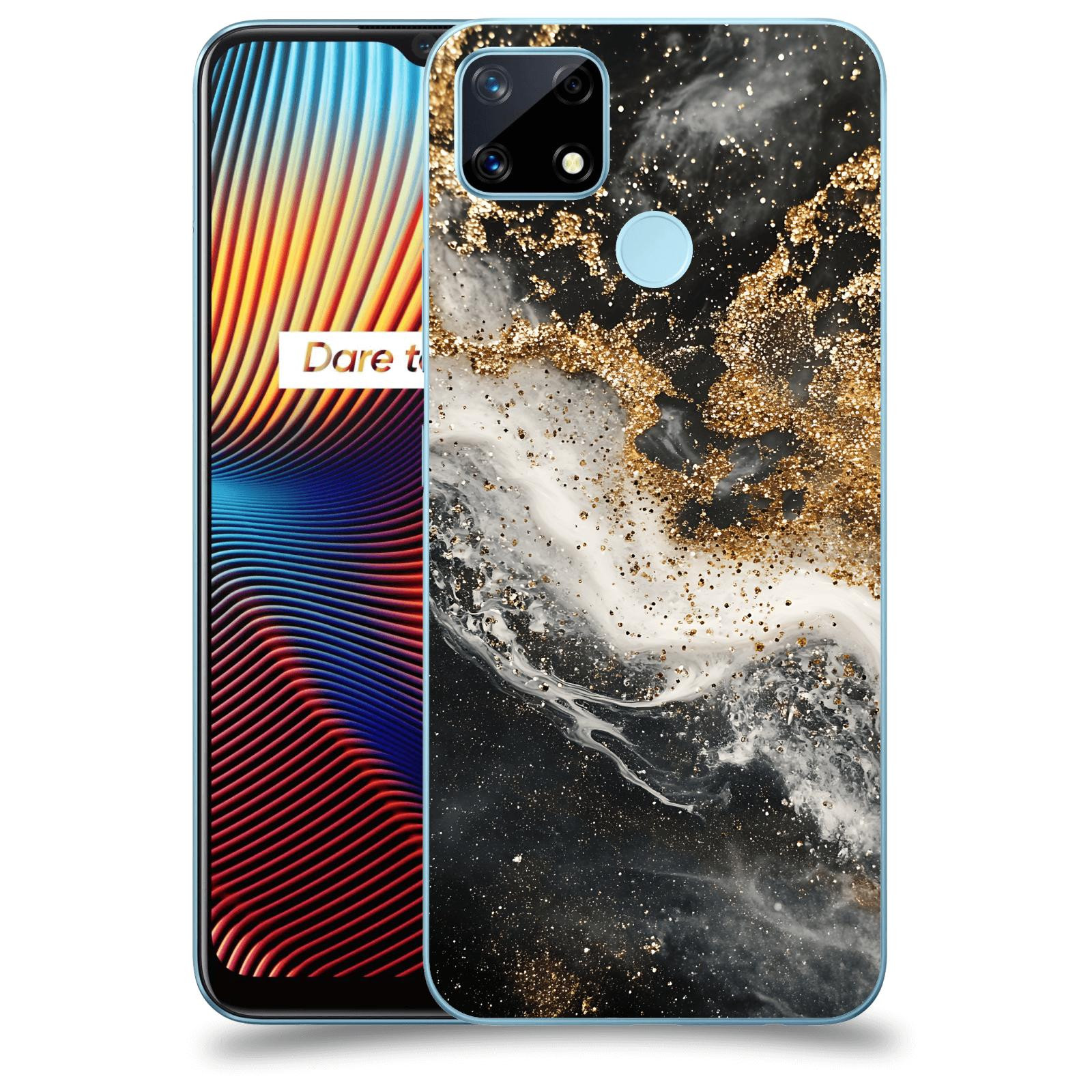 ACOVER Kryt na mobil Realme 7i - Liquid Gold I