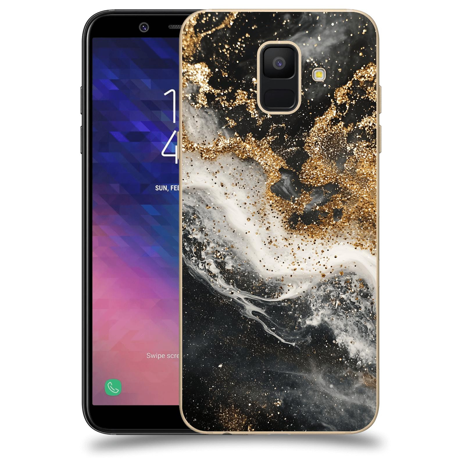 ACOVER Kryt na mobil Samsung Galaxy A6 A600F - Liquid Gold I