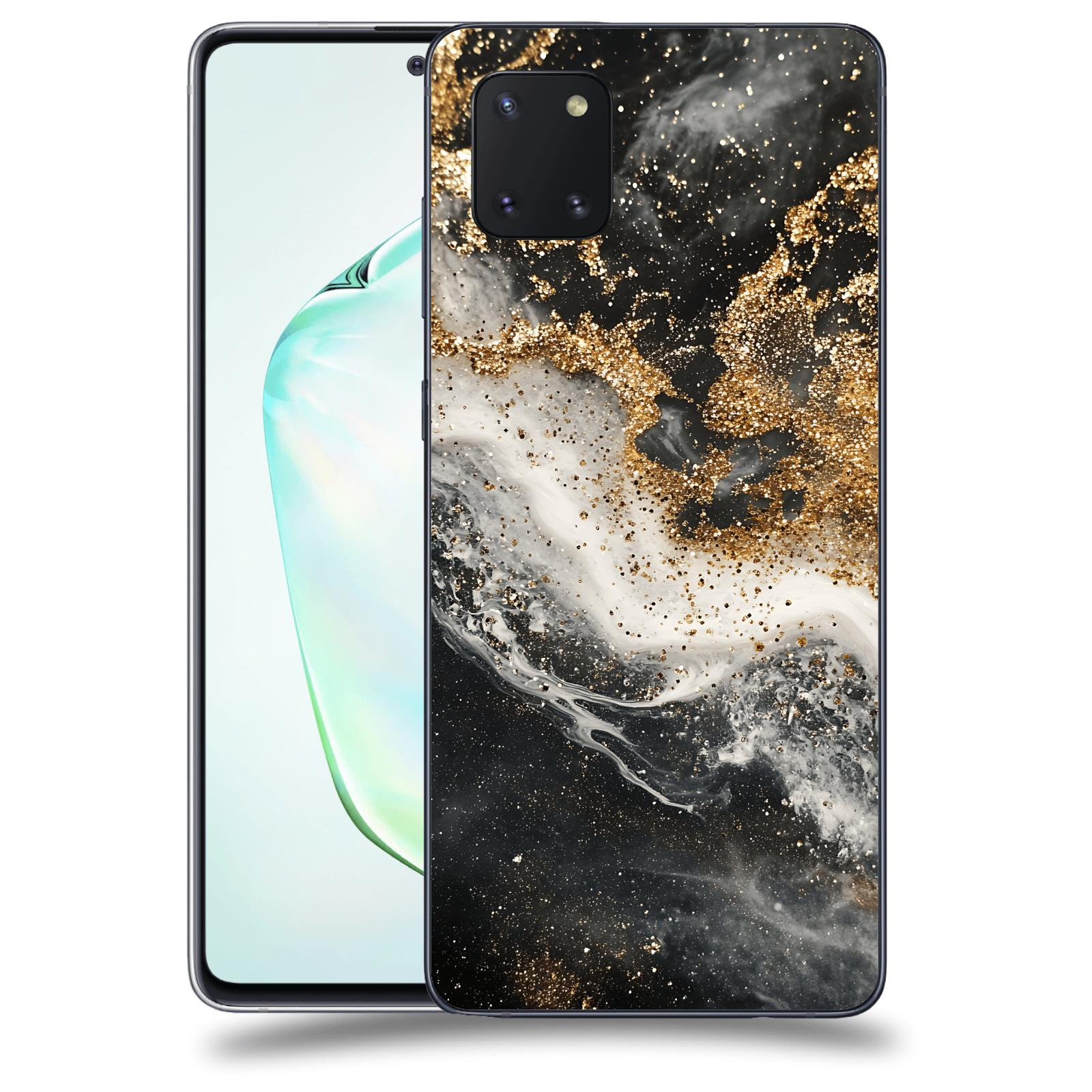 ACOVER Kryt na mobil Samsung Galaxy Note 10 Lite N770F - Liquid Gold I