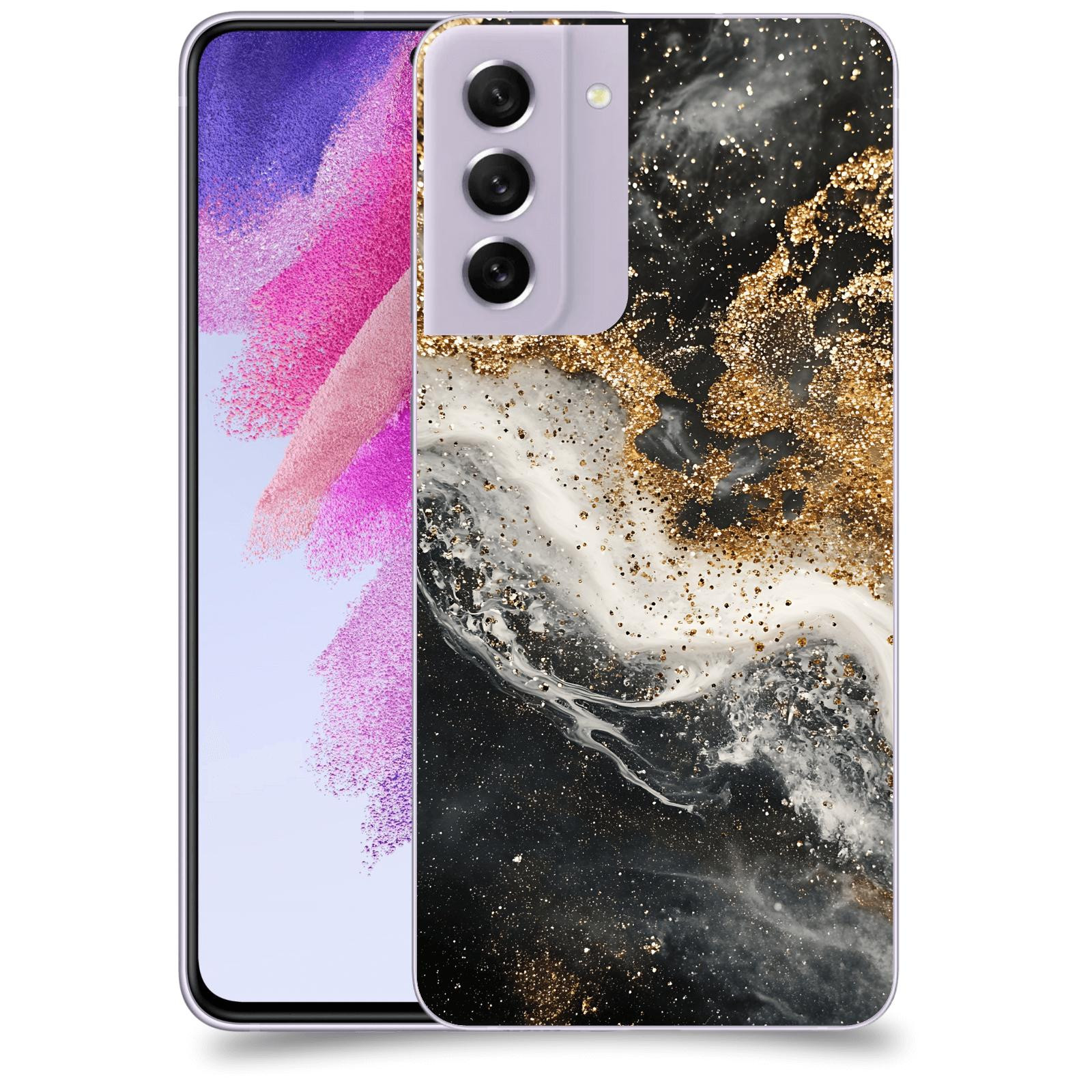 ACOVER Kryt na mobil Samsung Galaxy S21 FE 5G - Liquid Gold I