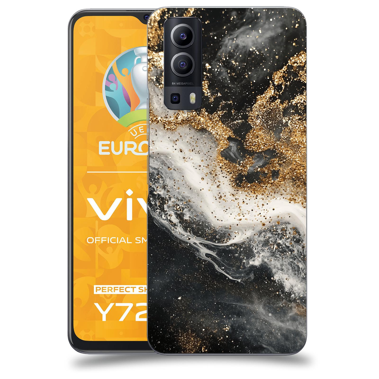 ACOVER Kryt na mobil Vivo Y72 5G - Liquid Gold I