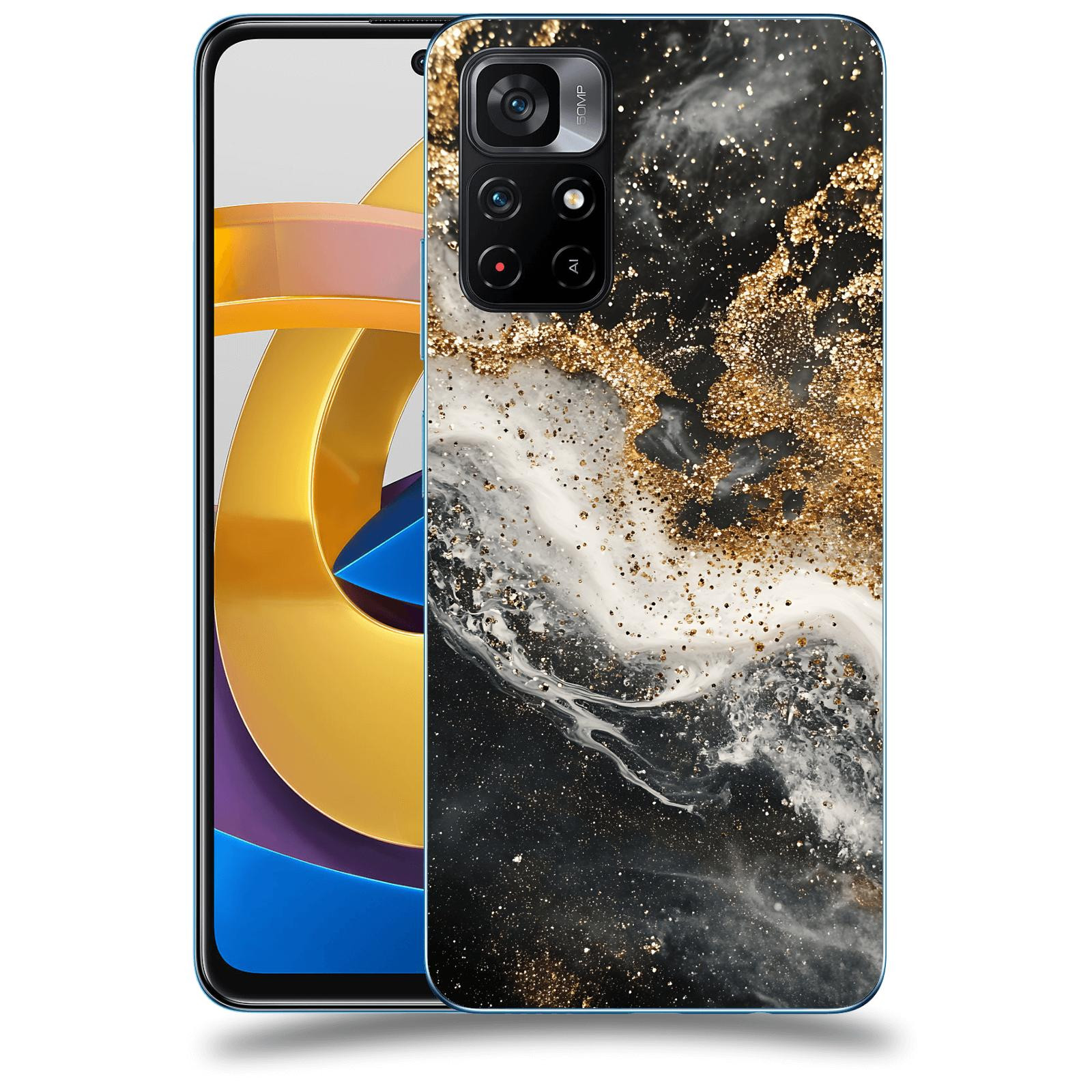 ACOVER Kryt na mobil Xiaomi Poco M4 Pro - Liquid Gold I