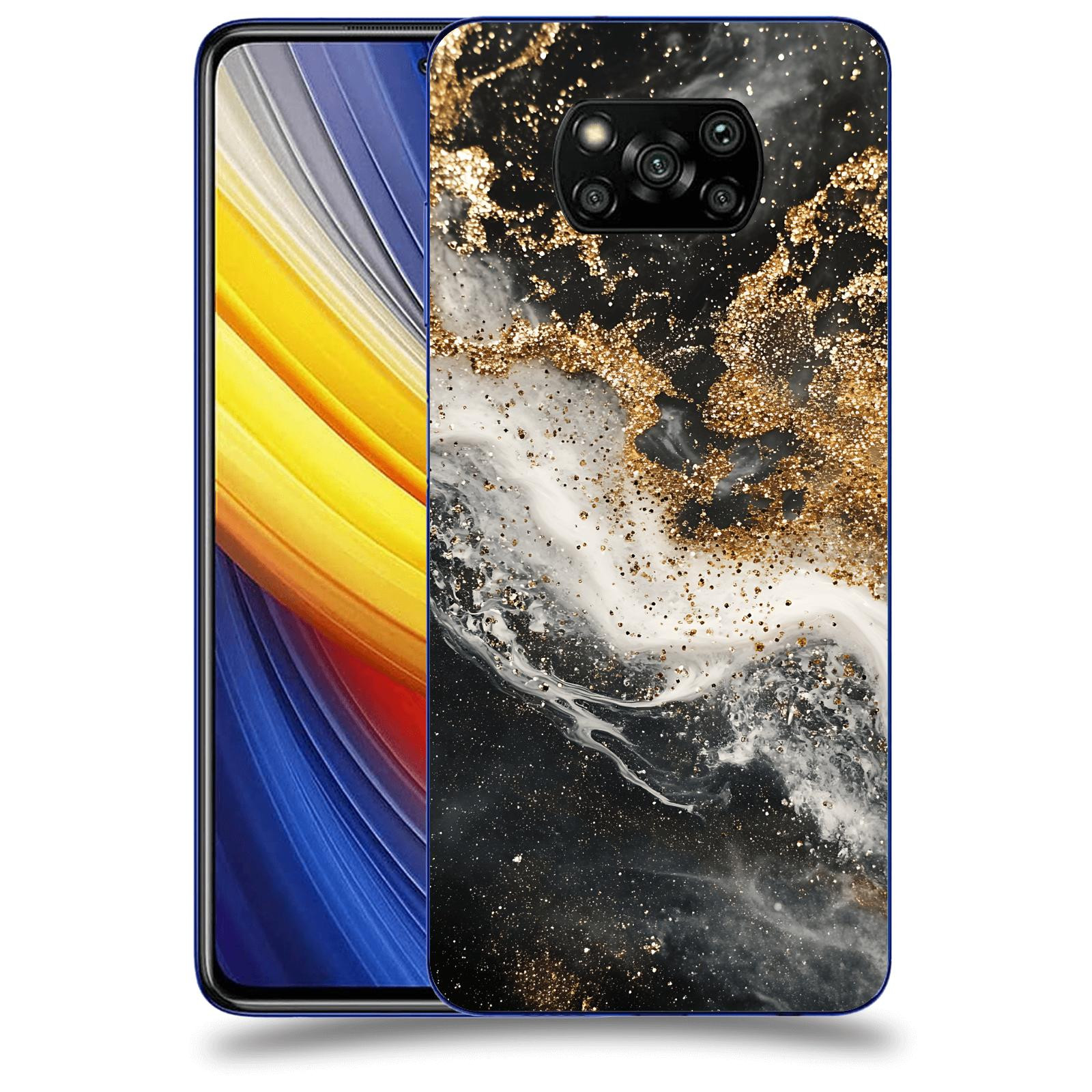 ACOVER Kryt na mobil Xiaomi Poco X3 Pro - Liquid Gold I