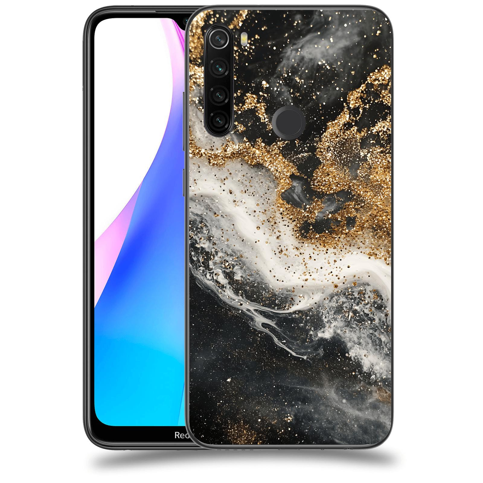 ACOVER Kryt na mobil Xiaomi Redmi Note 8T - Liquid Gold I