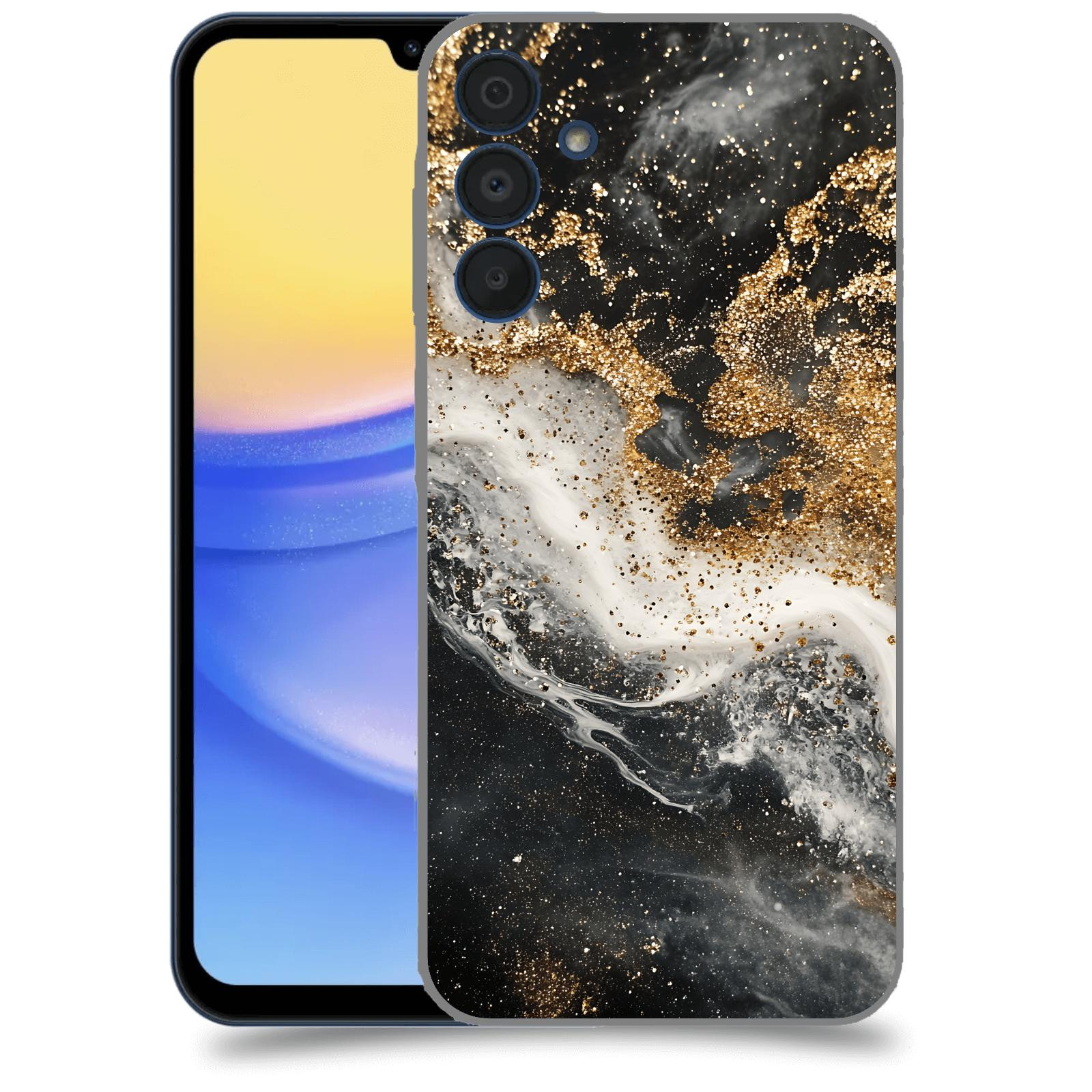 ACOVER Kryt na mobil Samsung Galaxy A15 5G - Liquid Gold I