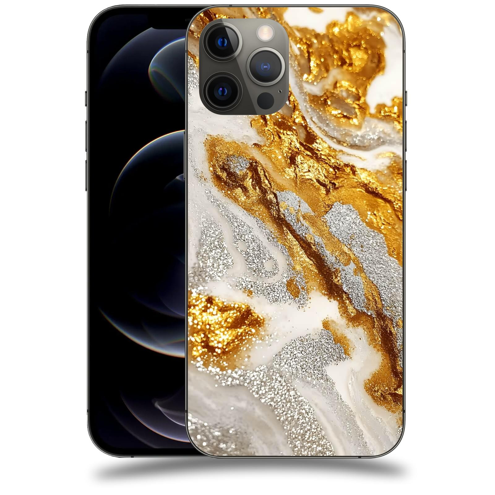 ACOVER Kryt na mobil Apple iPhone 12 Pro Max - Liquid Gold II