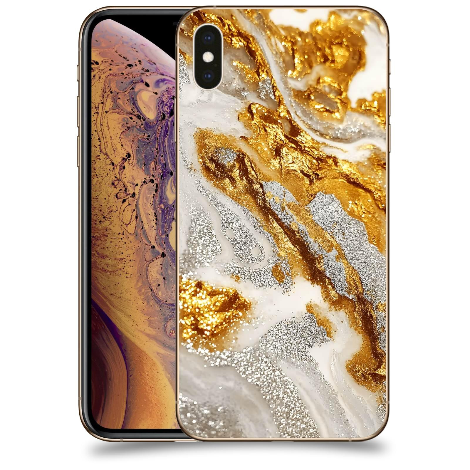 ACOVER Kryt na mobil Apple iPhone XS Max - Liquid Gold II