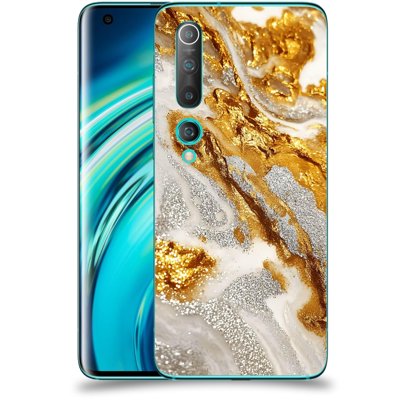 ACOVER Kryt na mobil Xiaomi Mi 10 - Liquid Gold II
