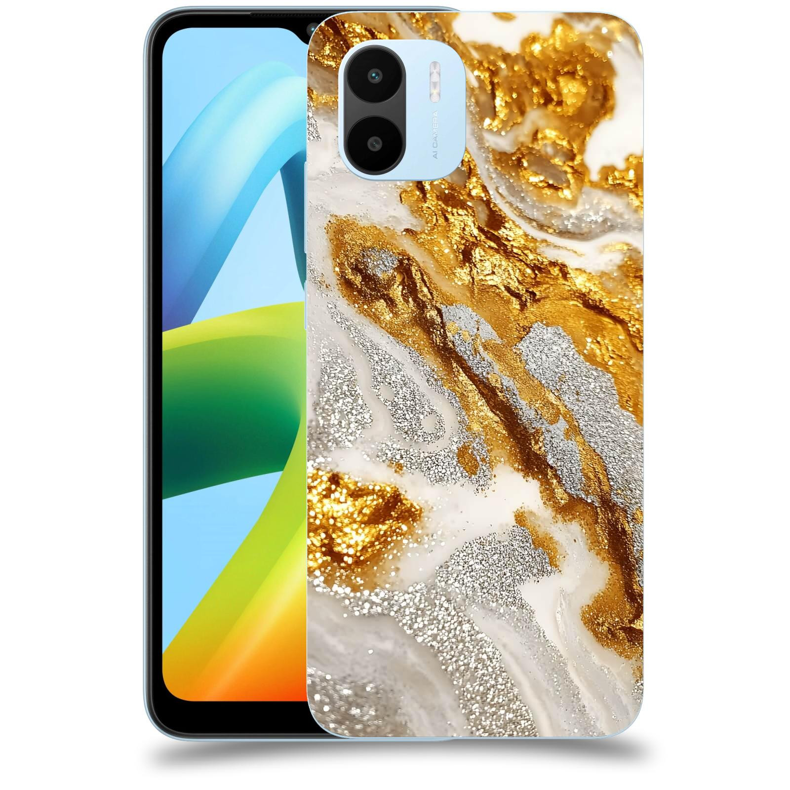 ACOVER Kryt na mobil Xiaomi Redmi A1 - Liquid Gold II
