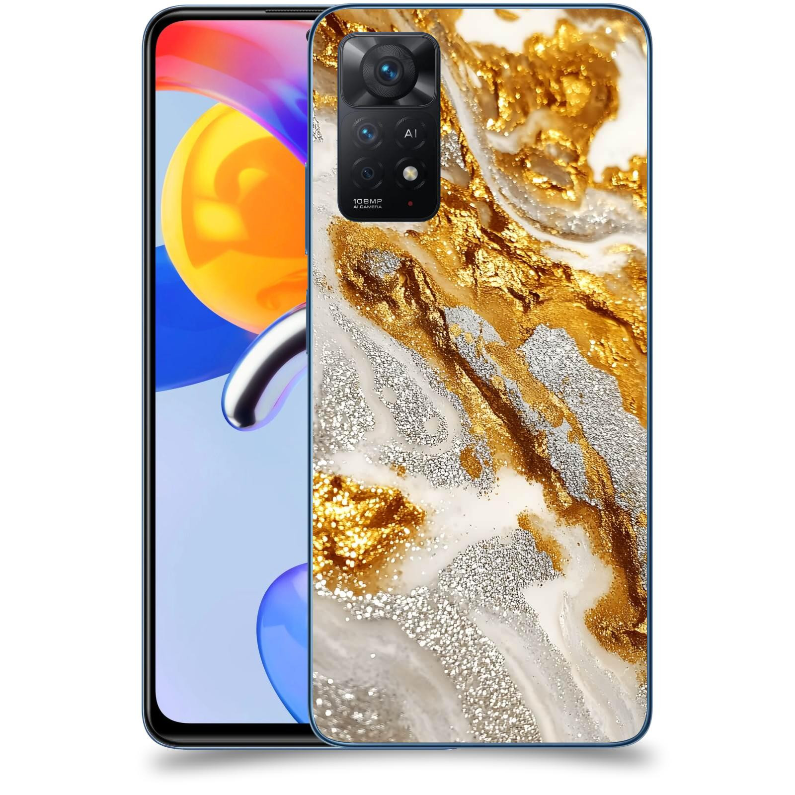 ACOVER Kryt na mobil Xiaomi Redmi Note 11 Pro 5G - Liquid Gold II