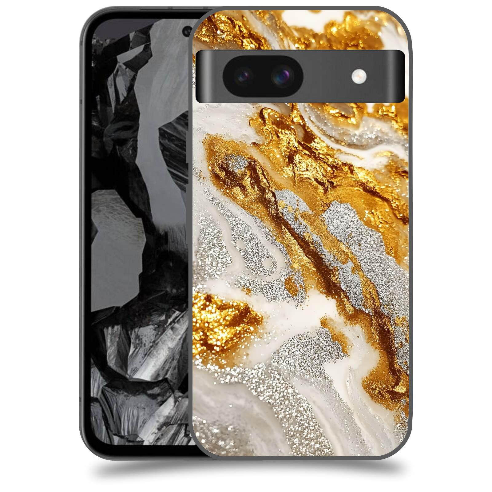 ACOVER Kryt na mobil Google Pixel 8A - Liquid Gold II