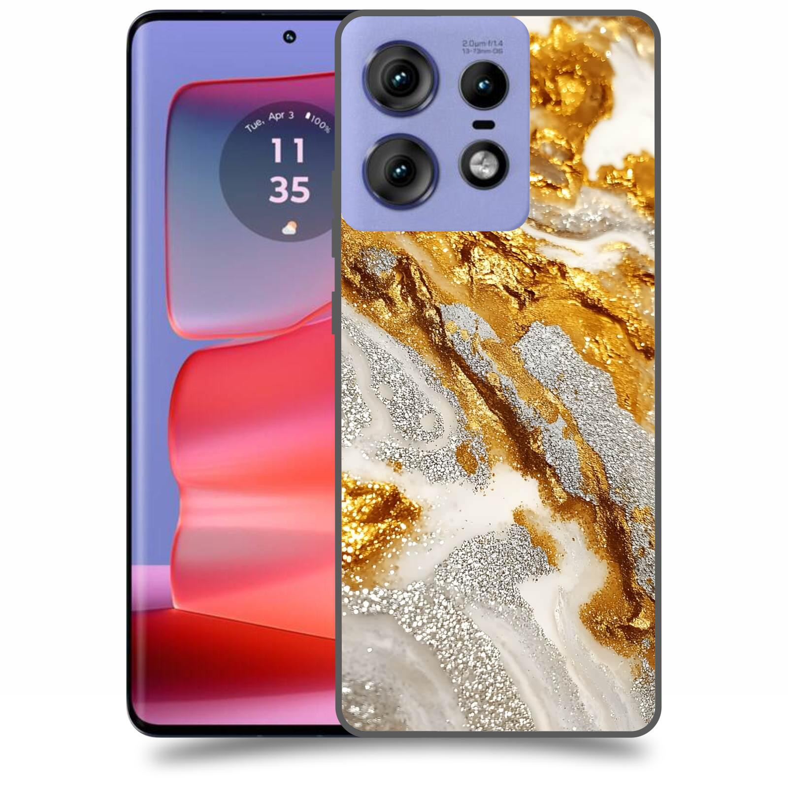 ACOVER Kryt na mobil Motorola Edge 50 Pro - Liquid Gold II