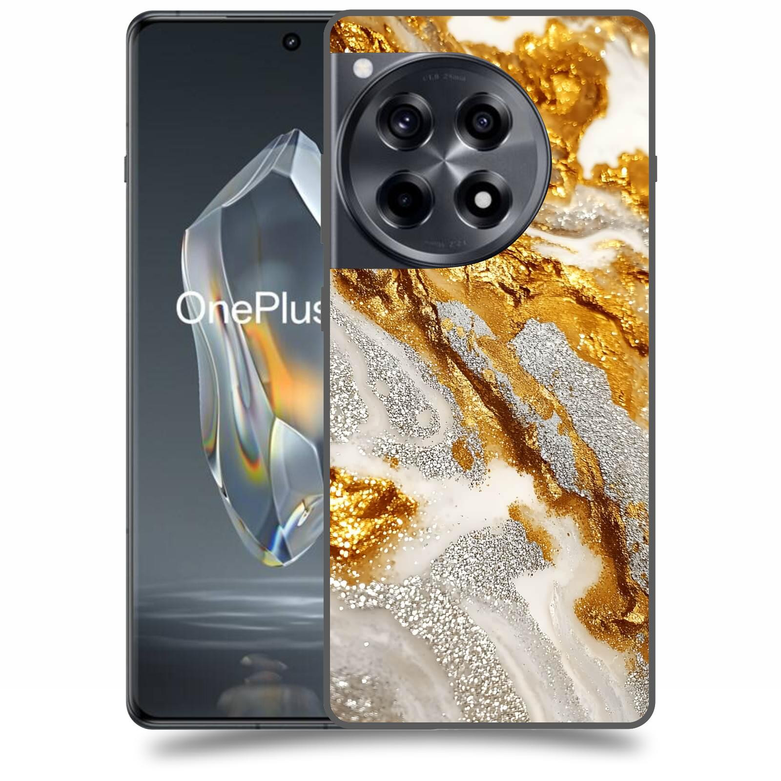 ACOVER Kryt na mobil OnePlus 12 - Liquid Gold II
