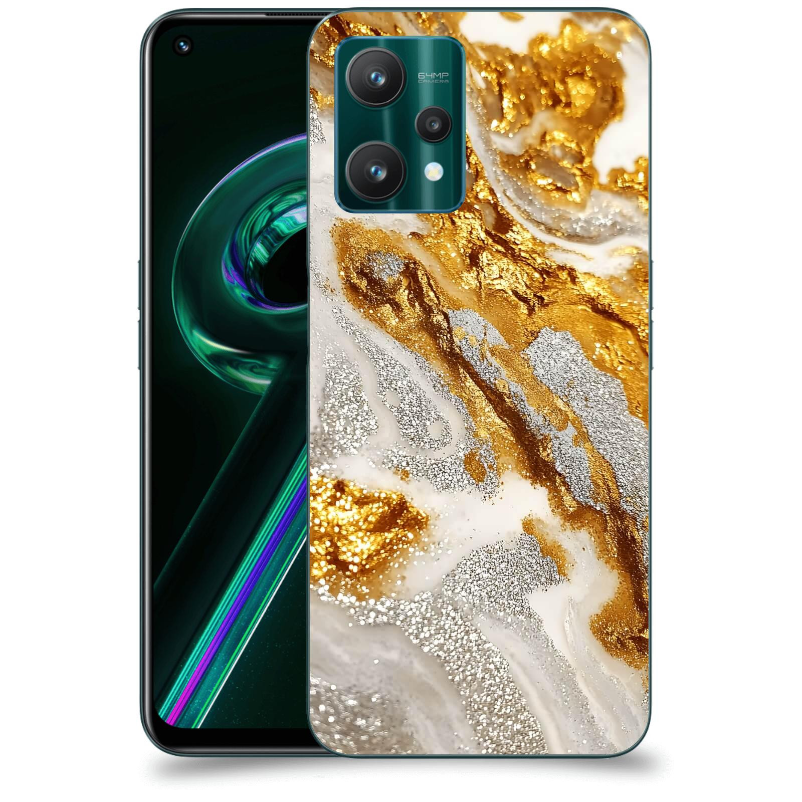 ACOVER Kryt na mobil Realme 9 Pro 5G - Liquid Gold II