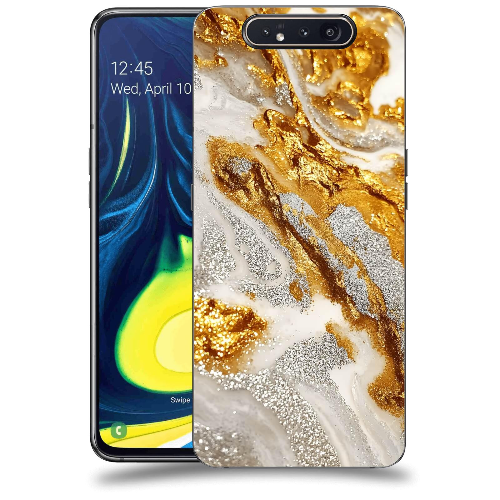ACOVER Kryt na mobil Samsung Galaxy A80 A805F - Liquid Gold II