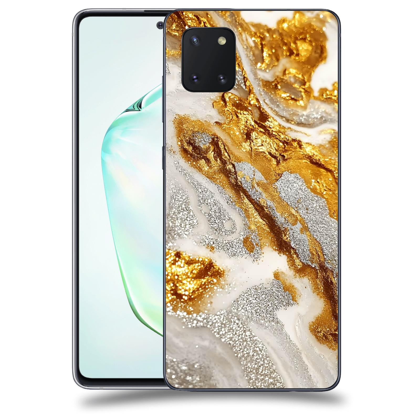 ACOVER Kryt na mobil Samsung Galaxy Note 10 Lite N770F - Liquid Gold II
