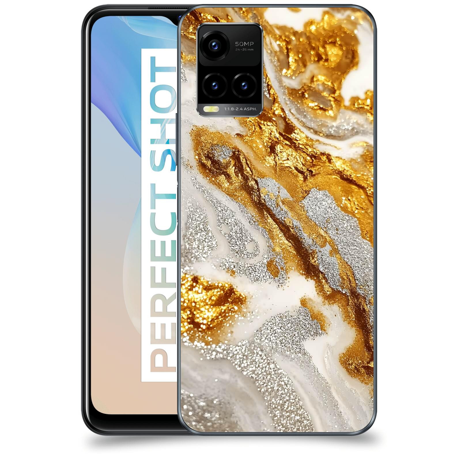 ACOVER Kryt na mobil Vivo Y33s - Liquid Gold II