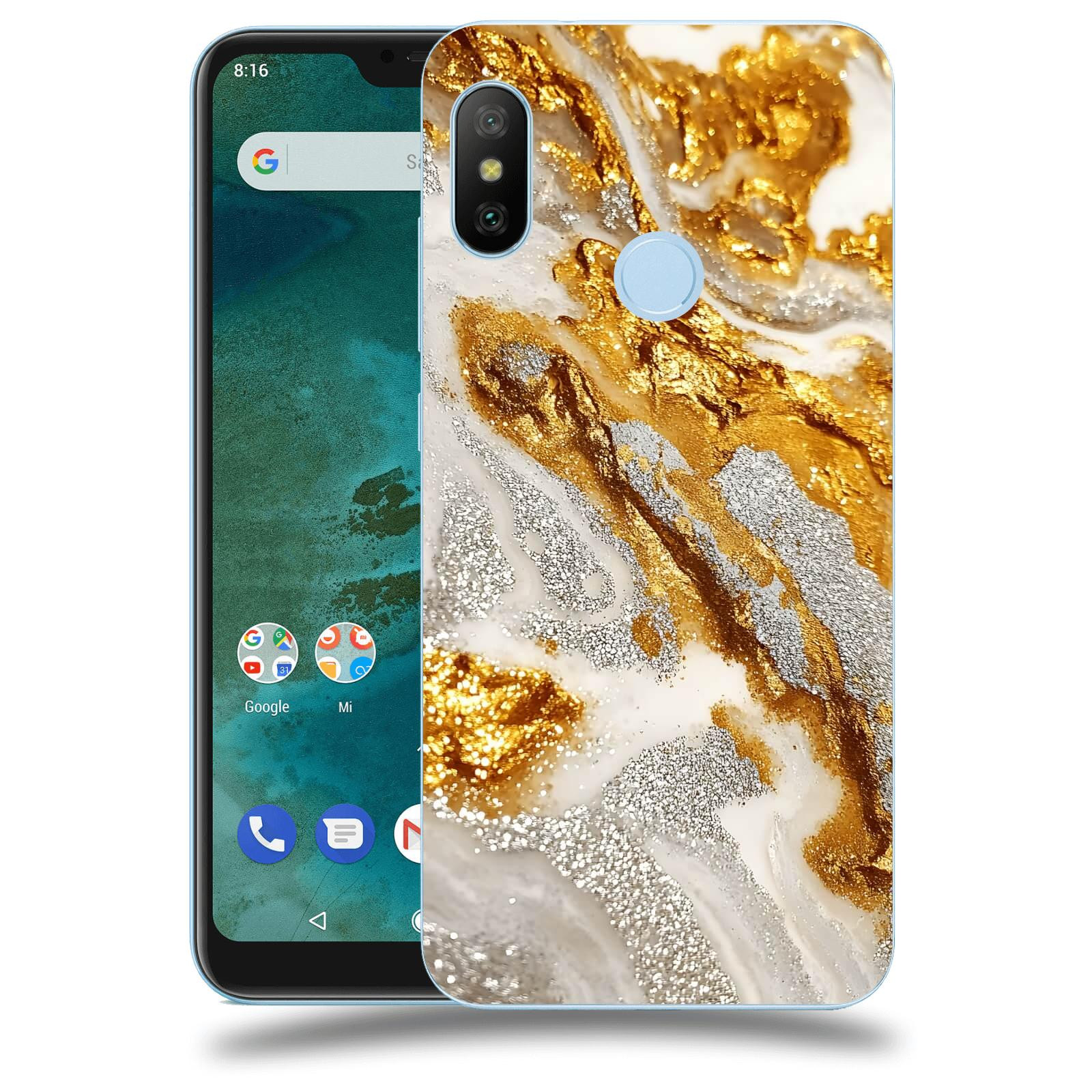 ACOVER Kryt na mobil Xiaomi Mi A2 Lite - Liquid Gold II