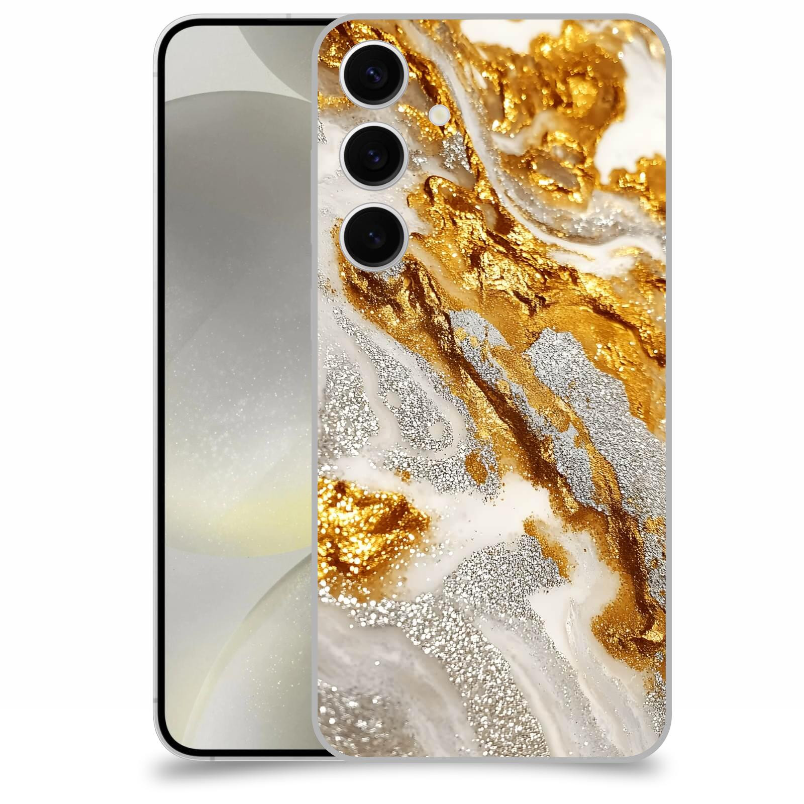 ACOVER Kryt na mobil Samsung Galaxy S24+ - Liquid Gold II