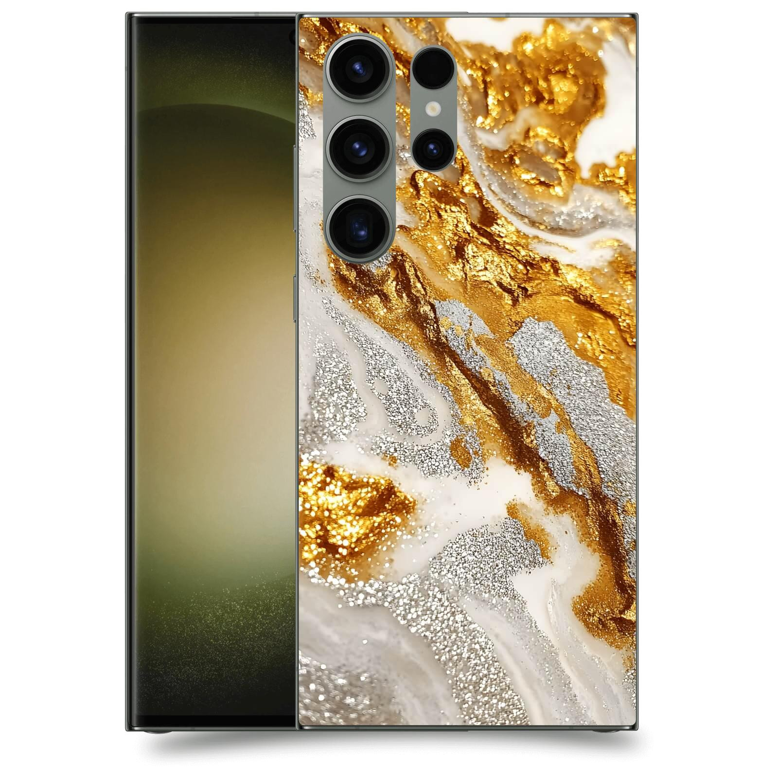 ACOVER Kryt na mobil Samsung Galaxy S23 Ultra 5G - Liquid Gold II