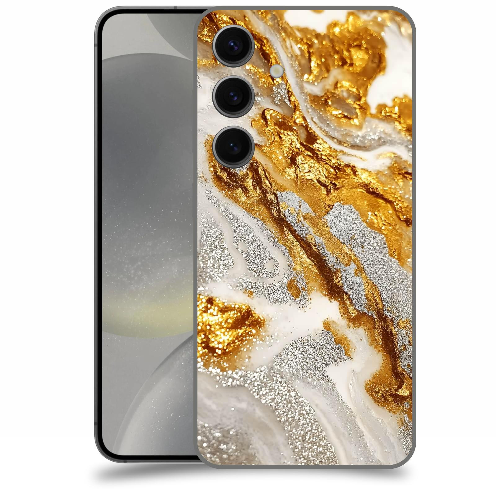 ACOVER Kryt na mobil Samsung Galaxy S24 - Liquid Gold II