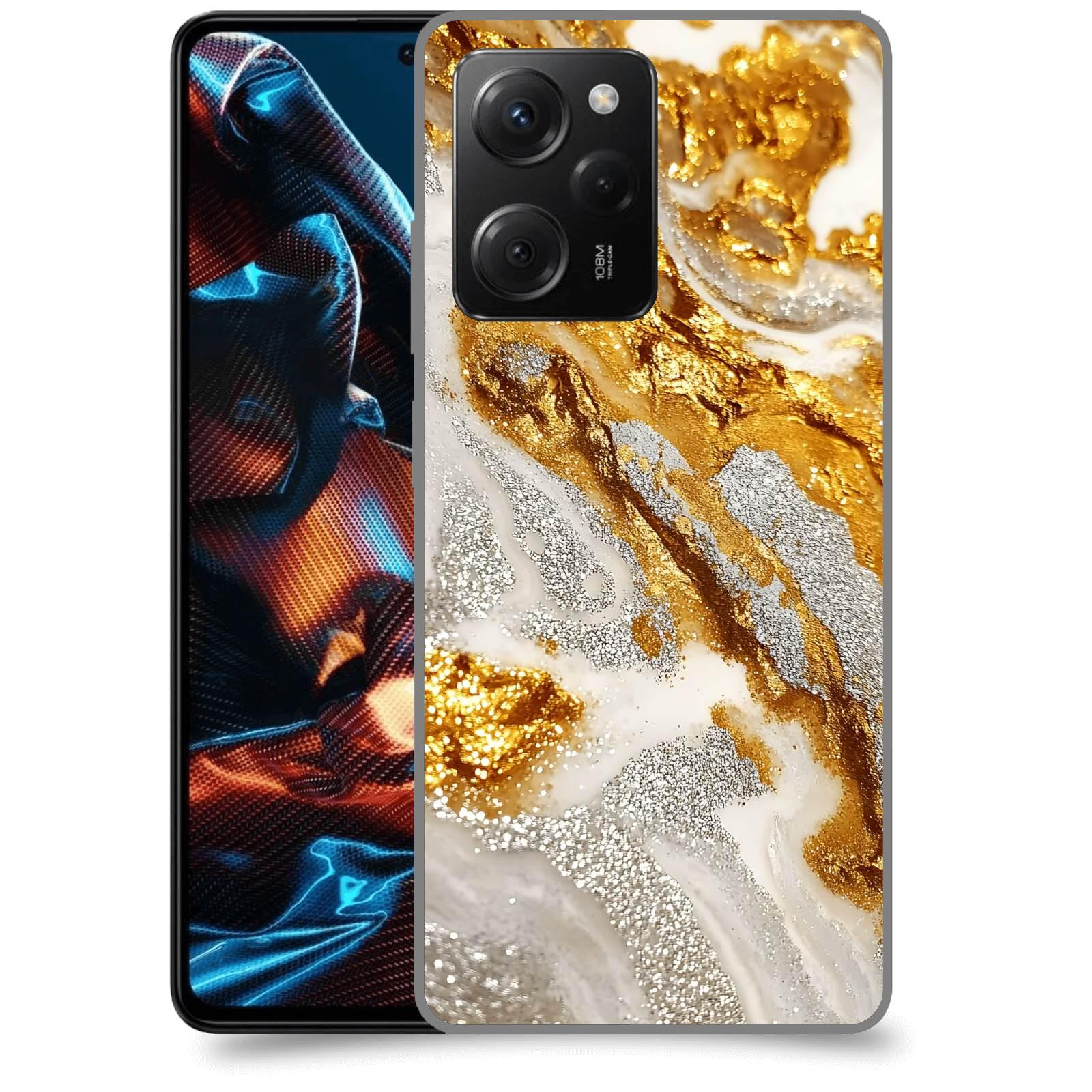 ACOVER Kryt na mobil Xiaomi Poco X5 Pro - Liquid Gold II