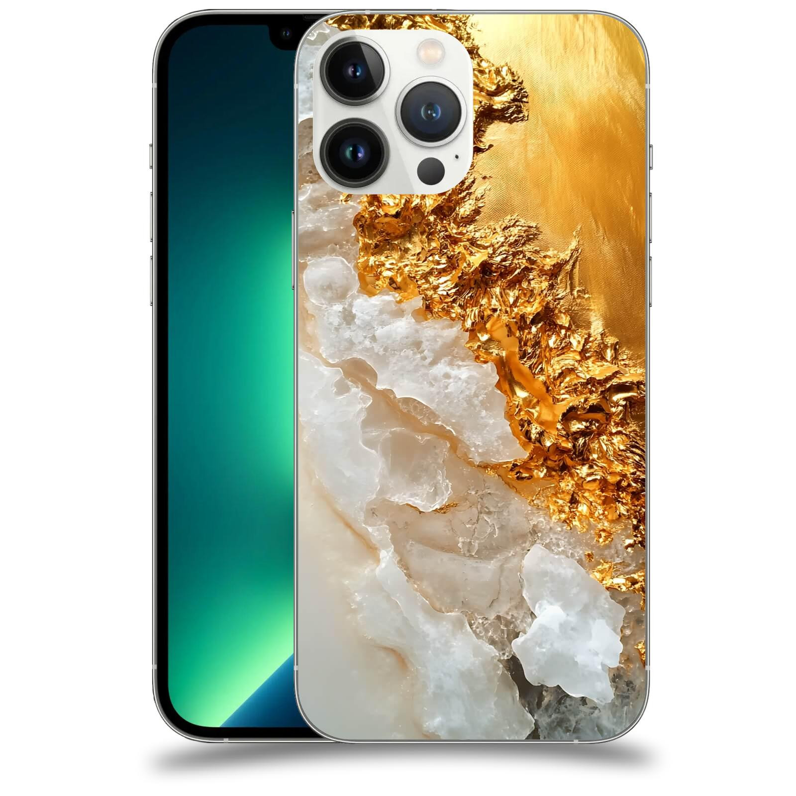 ACOVER Kryt na mobil Apple iPhone 13 Pro Max - Liquid Gold III