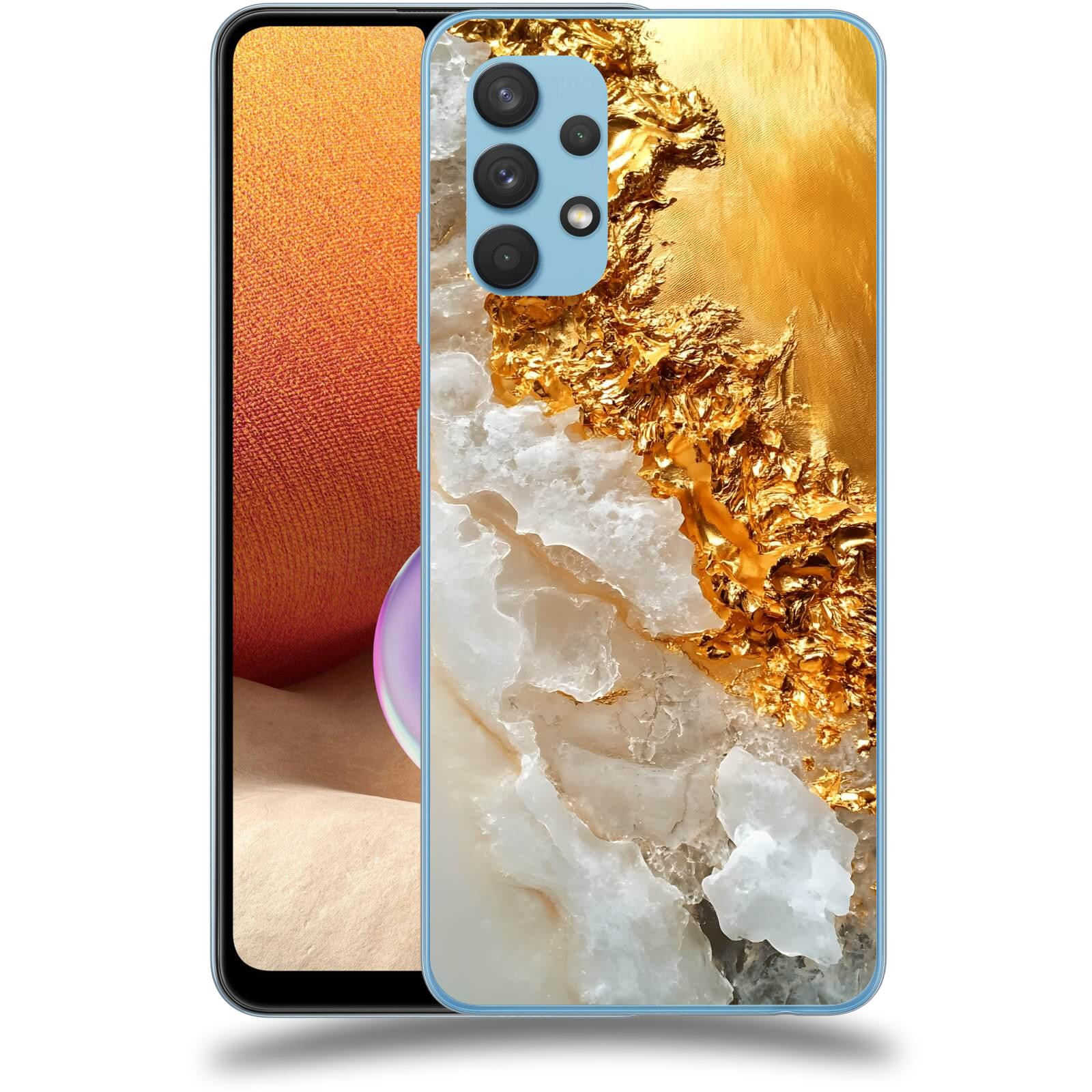 ACOVER Kryt na mobil Samsung Galaxy A32 4G SM-A325F - Liquid Gold III