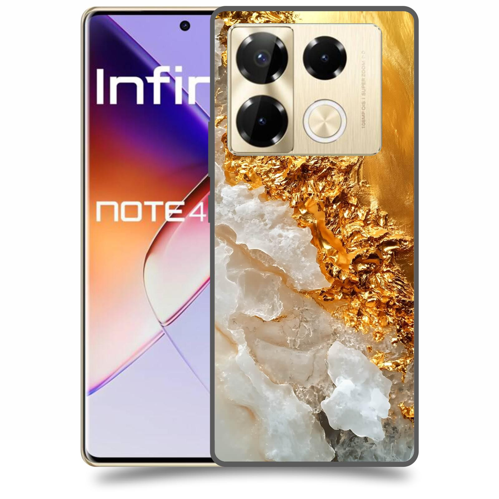 ACOVER Kryt na mobil Infinix Note 40 PRO - Liquid Gold III