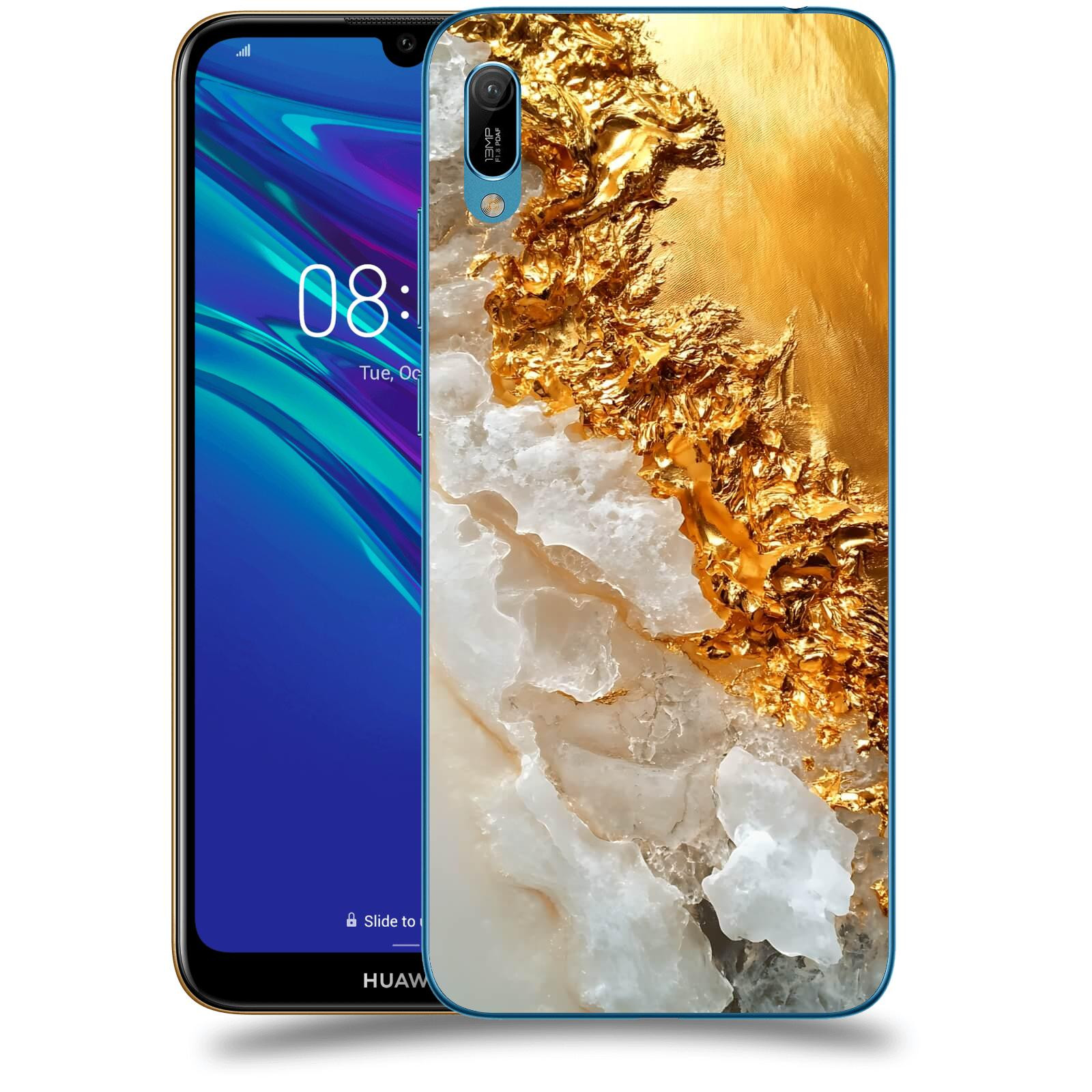 ACOVER Kryt na mobil Huawei Y6 2019 - Liquid Gold III