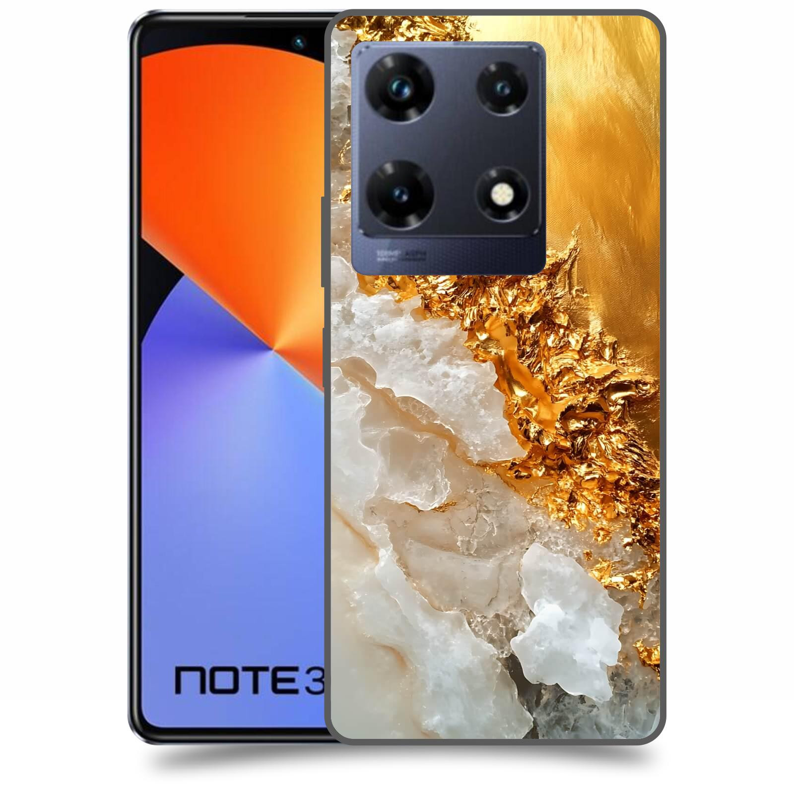 ACOVER Kryt na mobil Infinix Note 30 PRO - Liquid Gold III