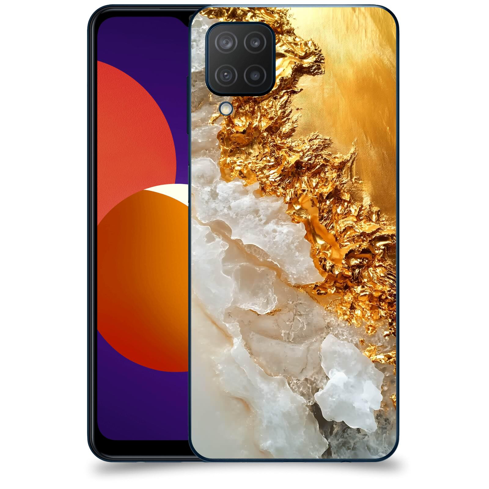 ACOVER Kryt na mobil Samsung Galaxy M12 M127F - Liquid Gold III