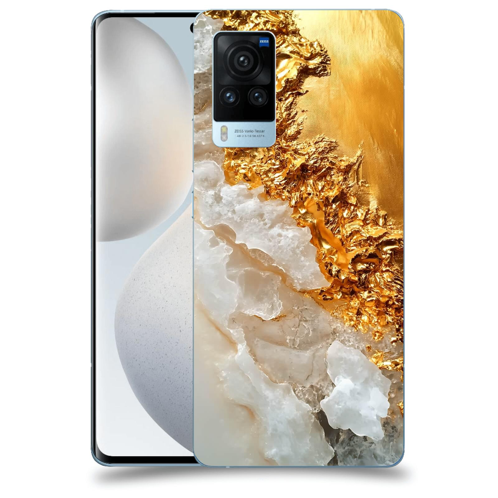 ACOVER Kryt na mobil Vivo X60 Pro 5G - Liquid Gold III