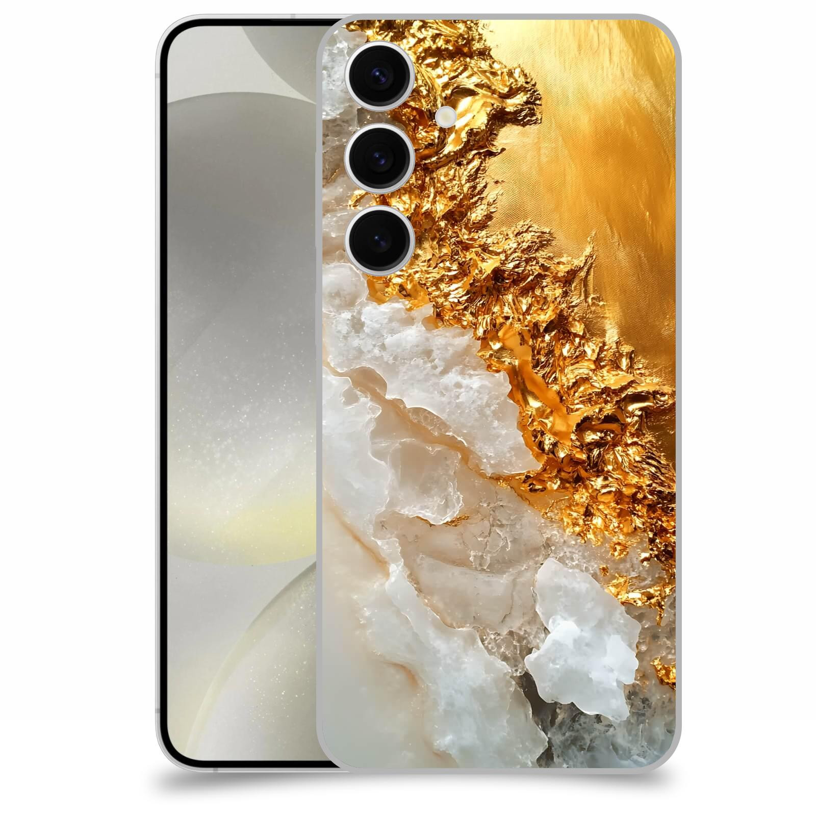ACOVER Kryt na mobil Samsung Galaxy S24+ - Liquid Gold III