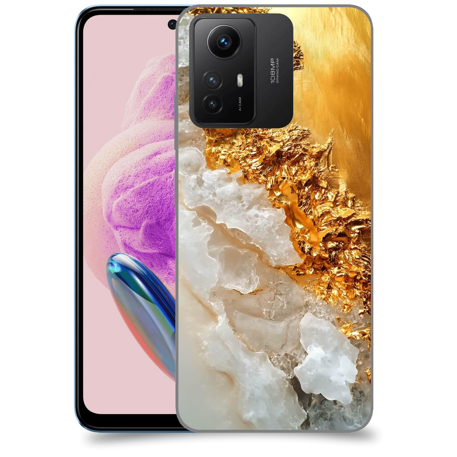 ACOVER Kryt na mobil Xiaomi Redmi Note 12S - Liquid Gold III