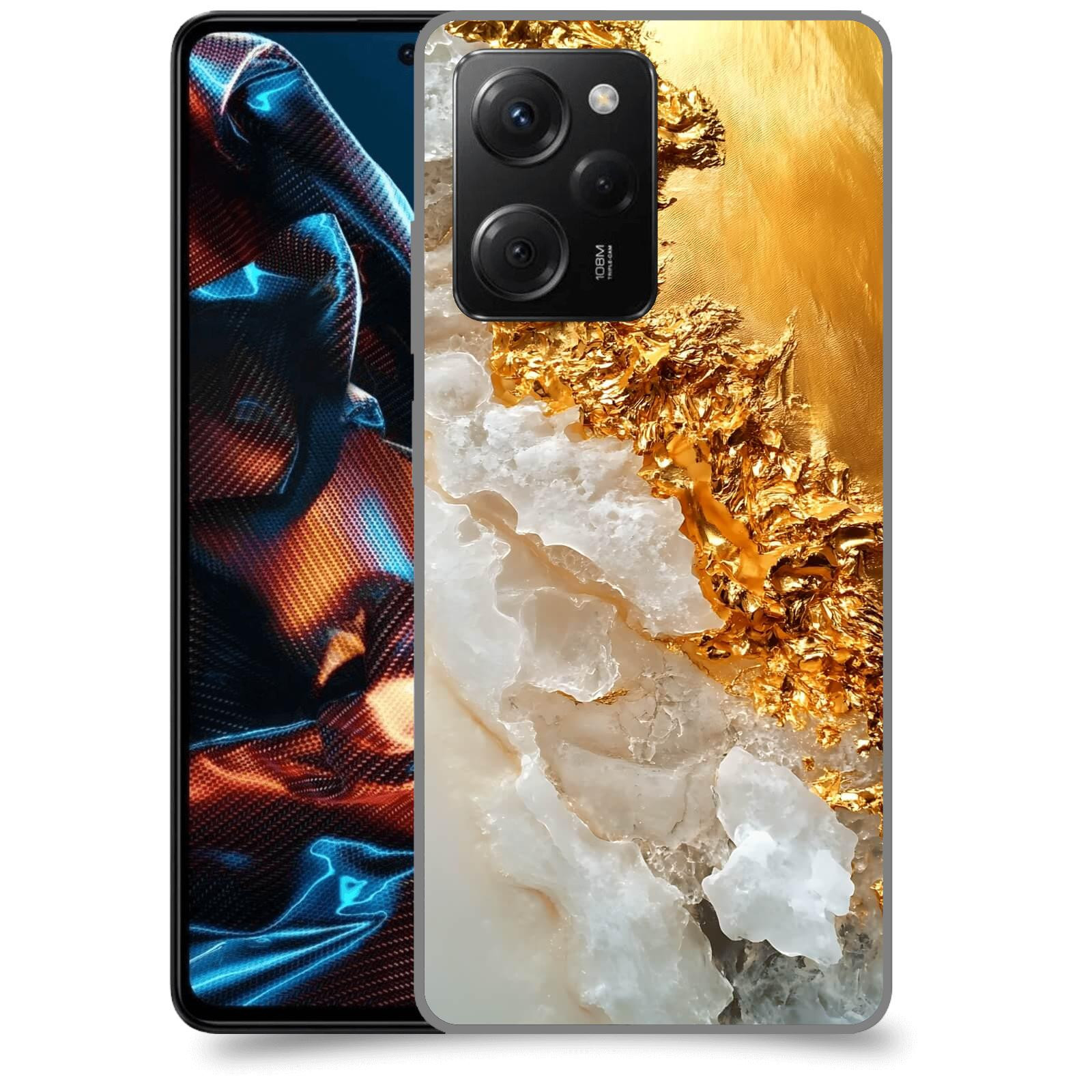 ACOVER Kryt na mobil Xiaomi Poco X5 Pro - Liquid Gold III