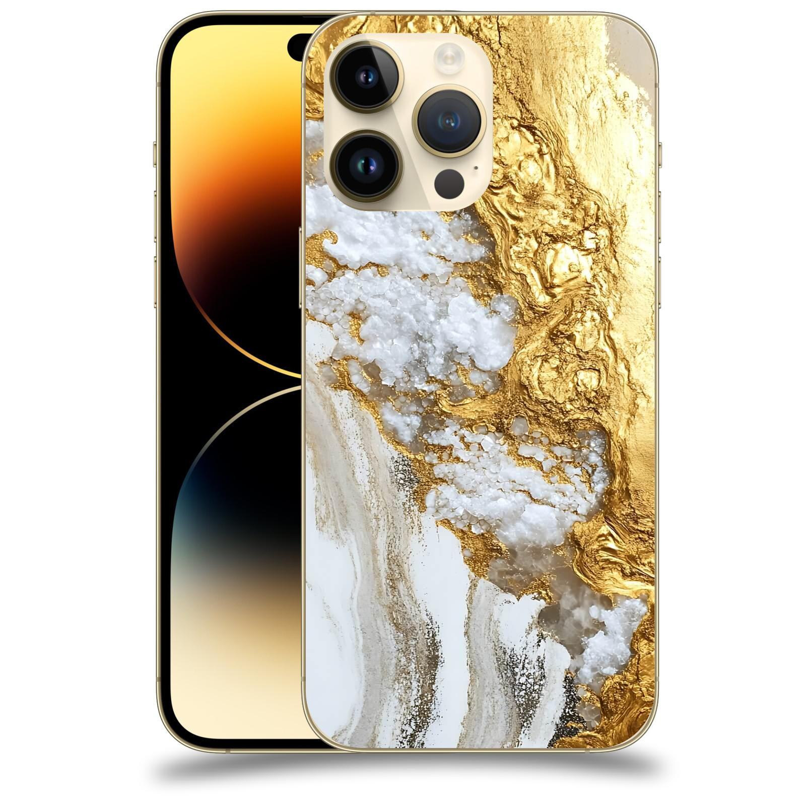 ACOVER Kryt na mobil Apple iPhone 14 Pro Max - Liquid Gold V