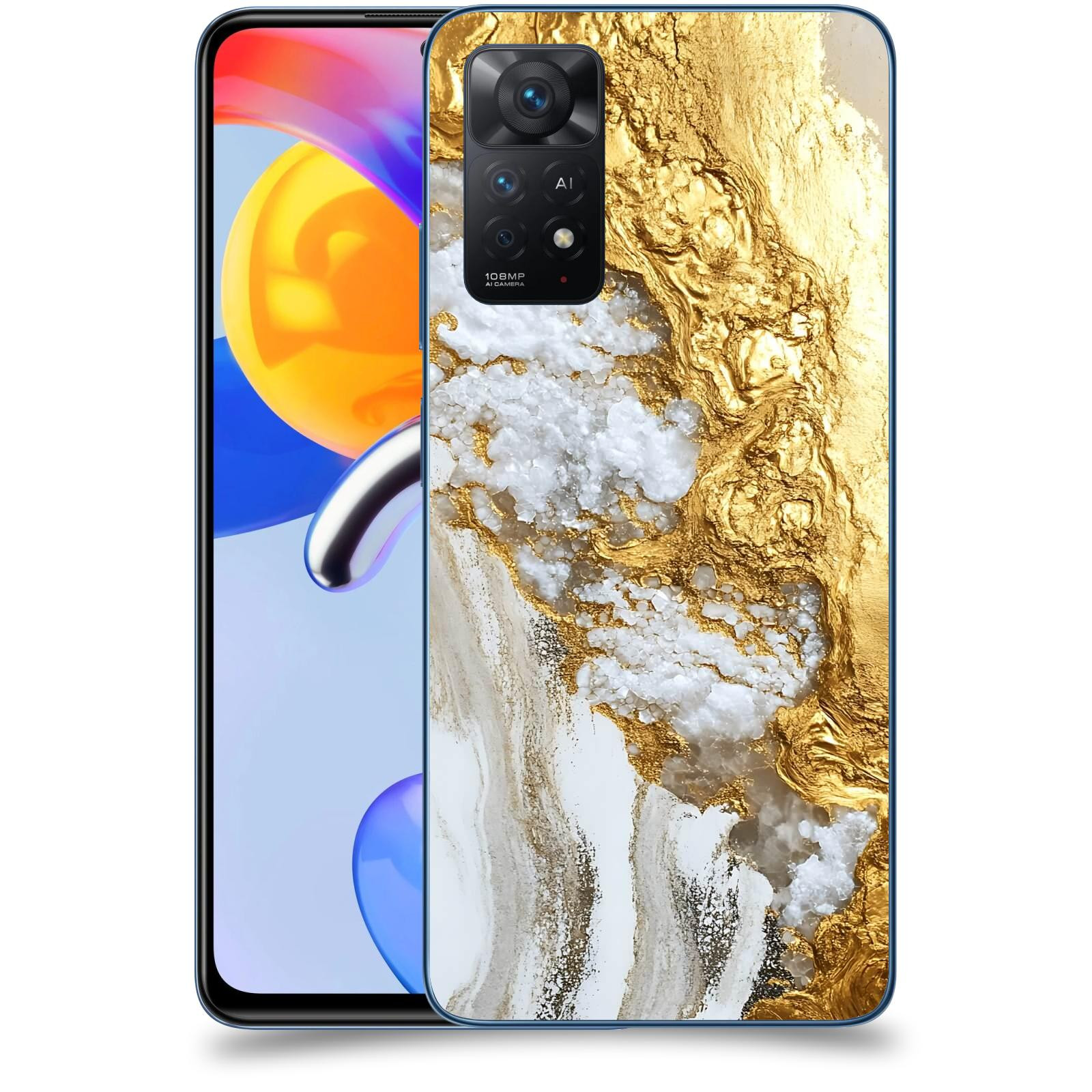 ACOVER Kryt na mobil Xiaomi Redmi Note 11 Pro 5G - Liquid Gold V