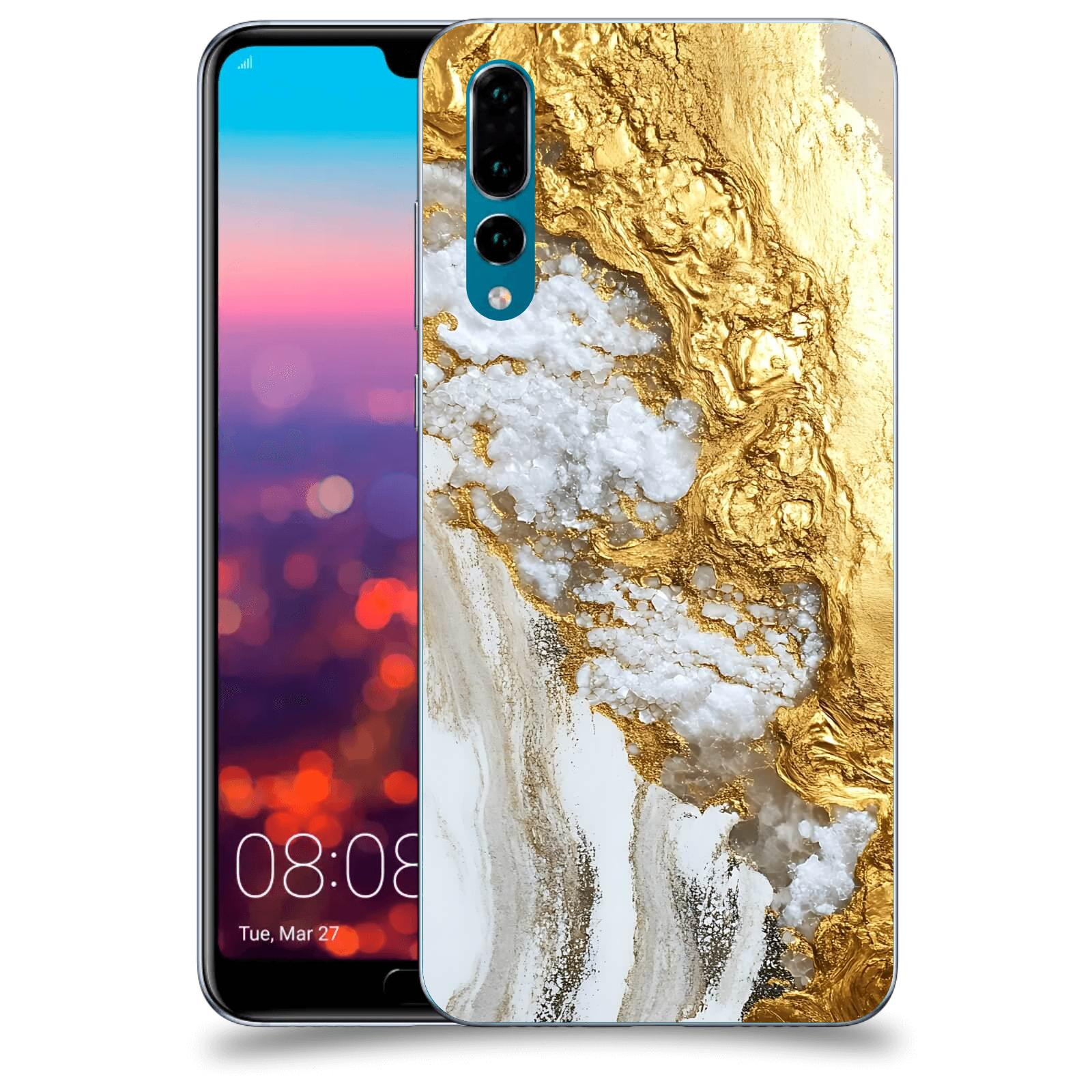 ACOVER Kryt na mobil Huawei P20 Pro - Liquid Gold V