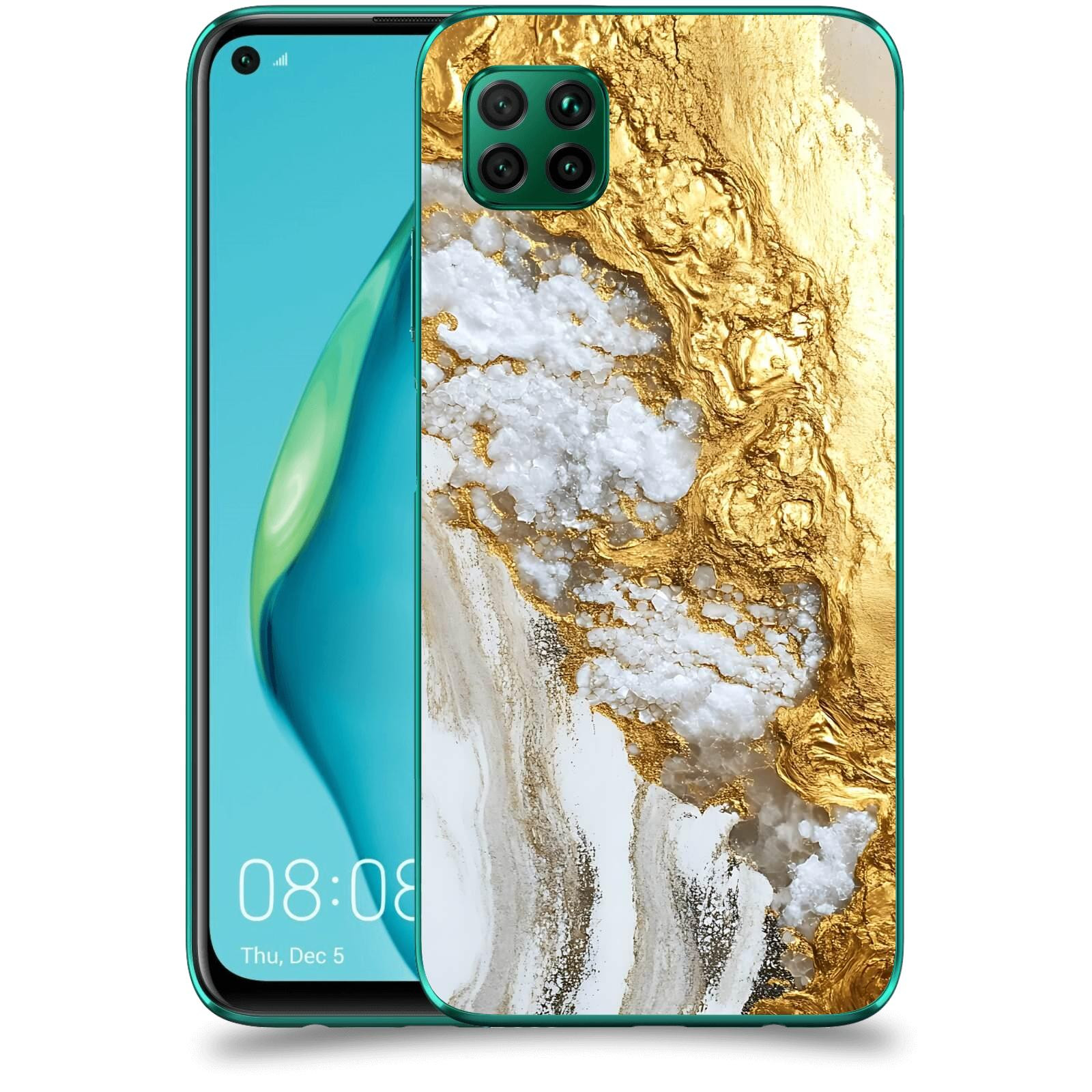 ACOVER Kryt na mobil Huawei P40 Lite - Liquid Gold V
