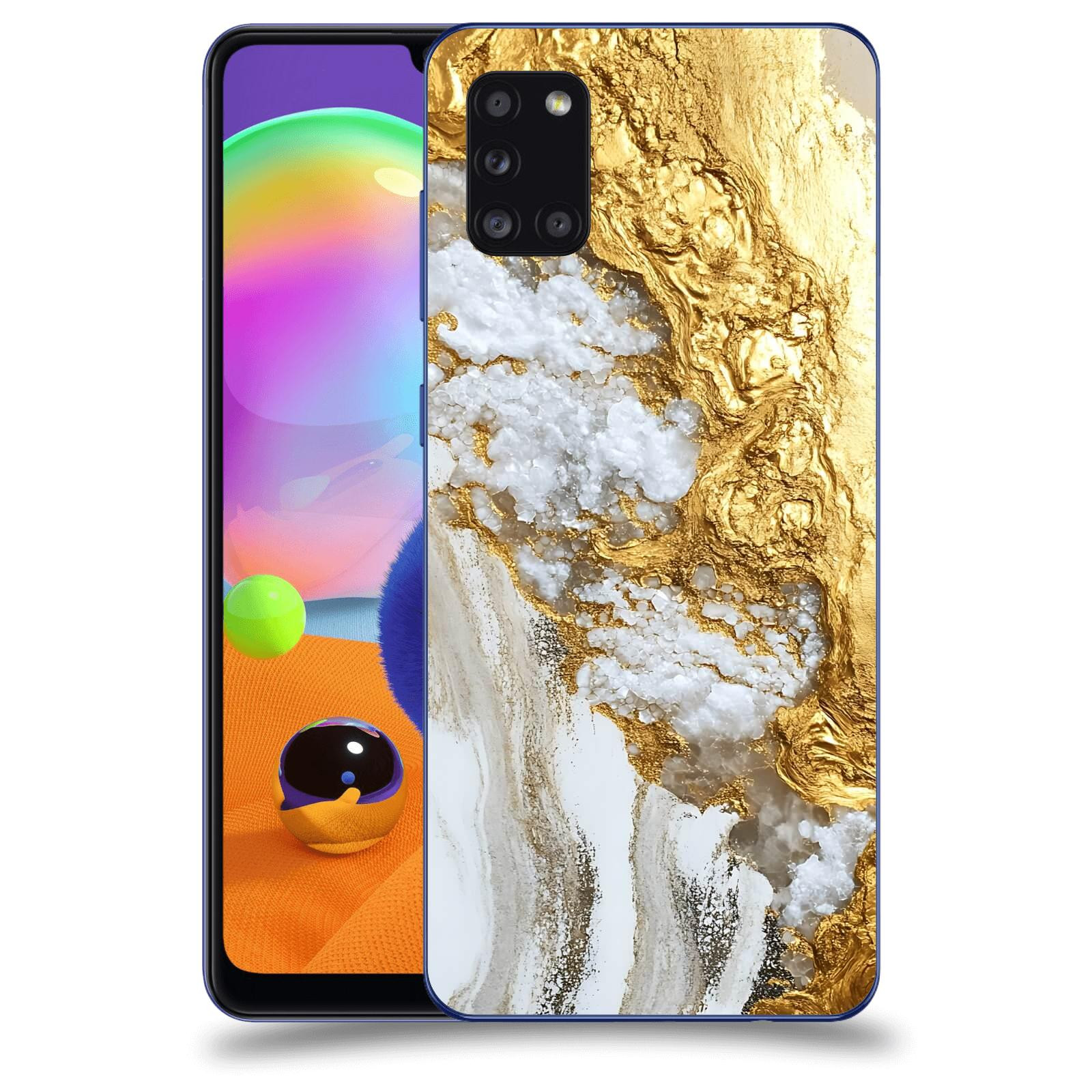 ACOVER Kryt na mobil Samsung Galaxy A31 A315F - Liquid Gold V