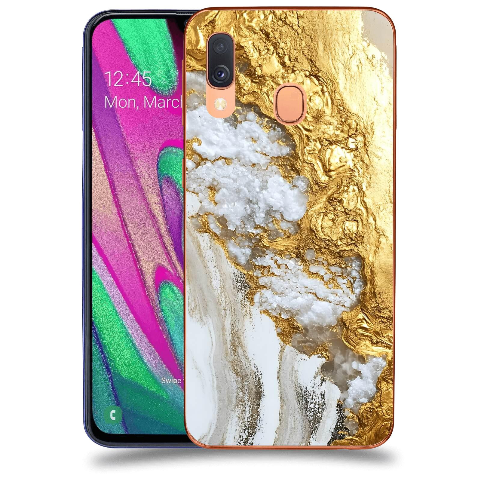 ACOVER Kryt na mobil Samsung Galaxy A40 A405F - Liquid Gold V